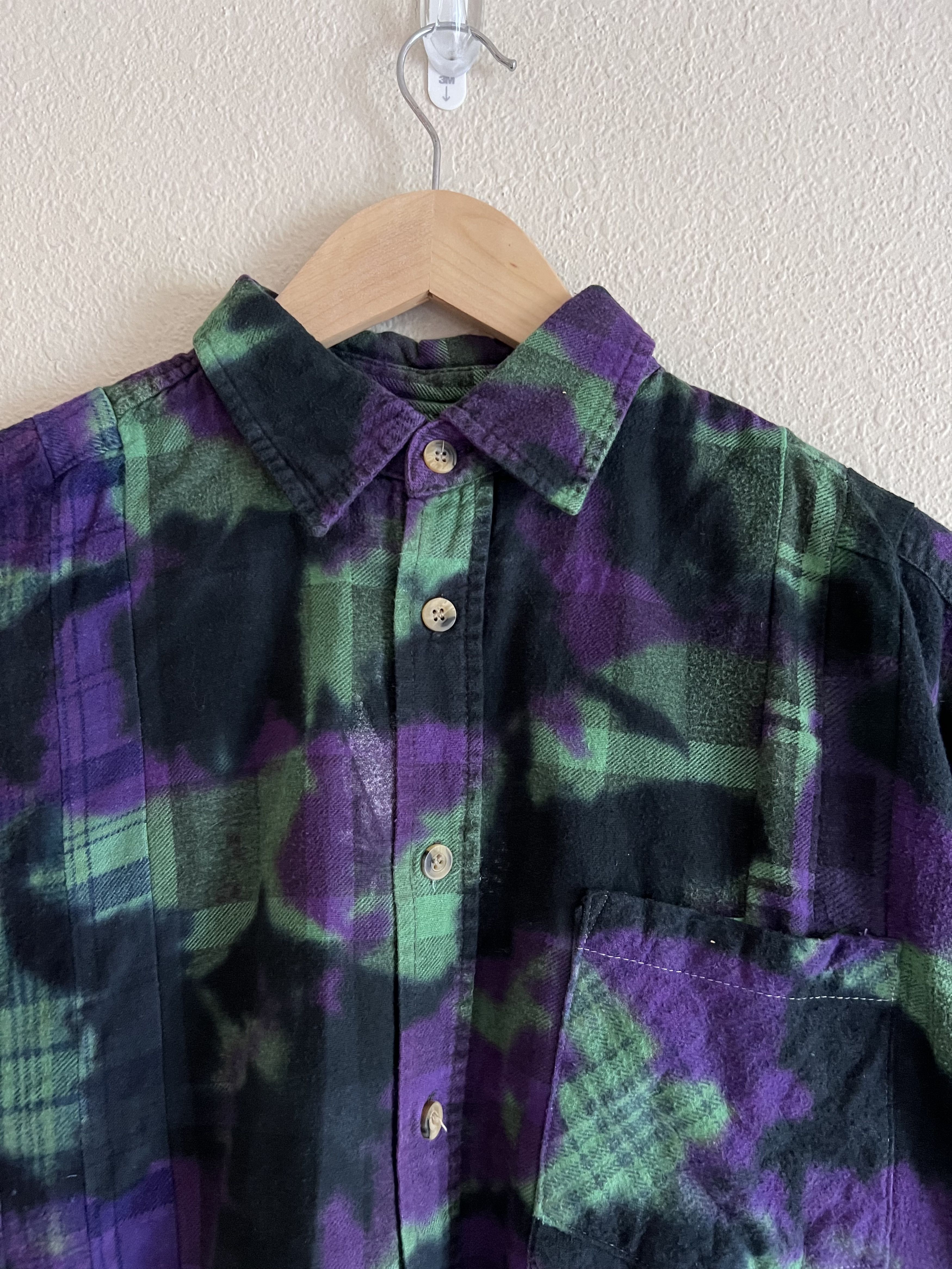 Needles Needles Rebuild 7 Cuts Flannel in Tie Dye Size US S / EU 44-46 / 1 - 2 Thumbnail