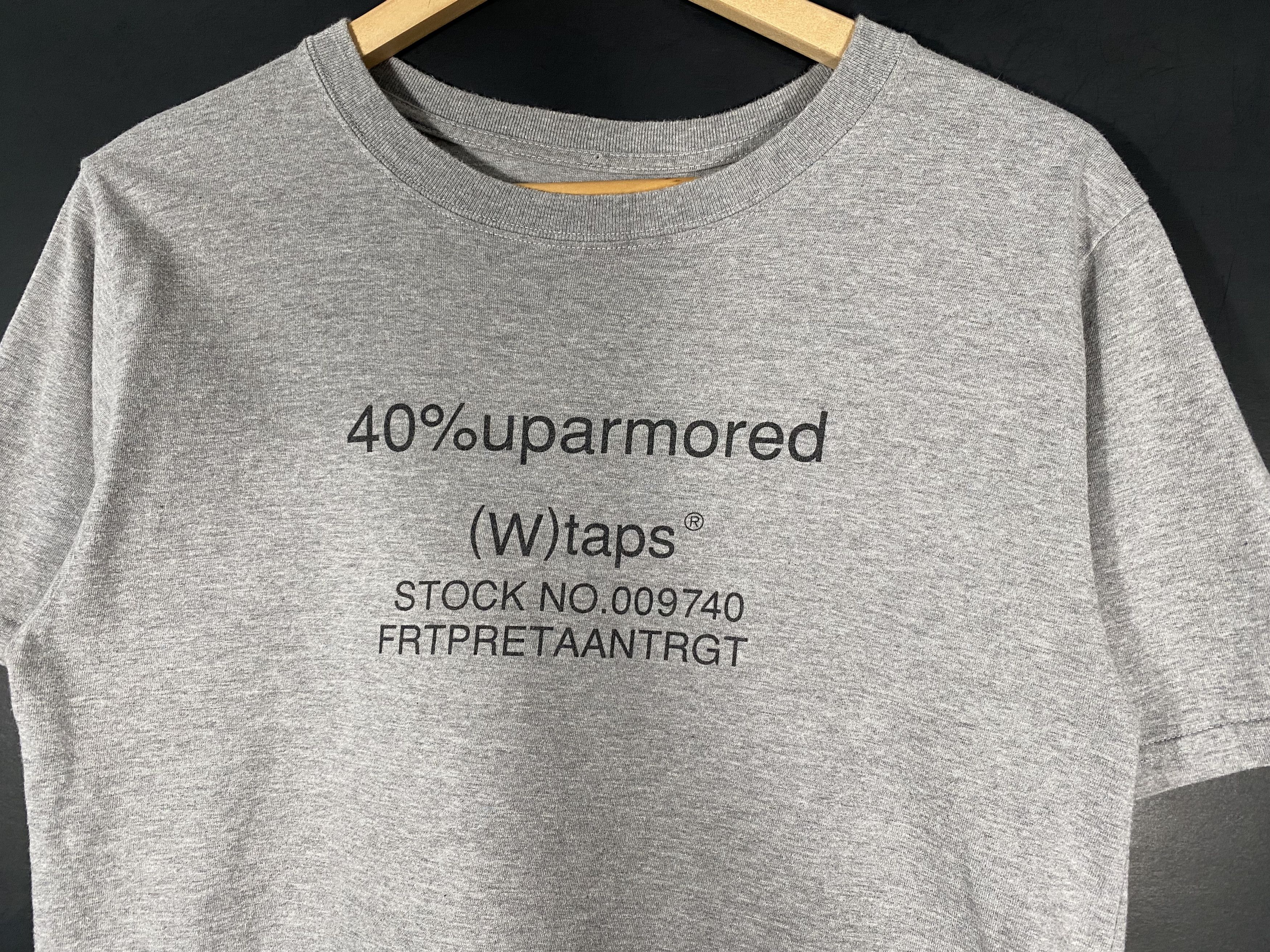 Wtaps Wtaps Uparmored Short Sleeve Graphic T-shirt Gray Size US S / EU 44-46 / 1 - 3 Thumbnail