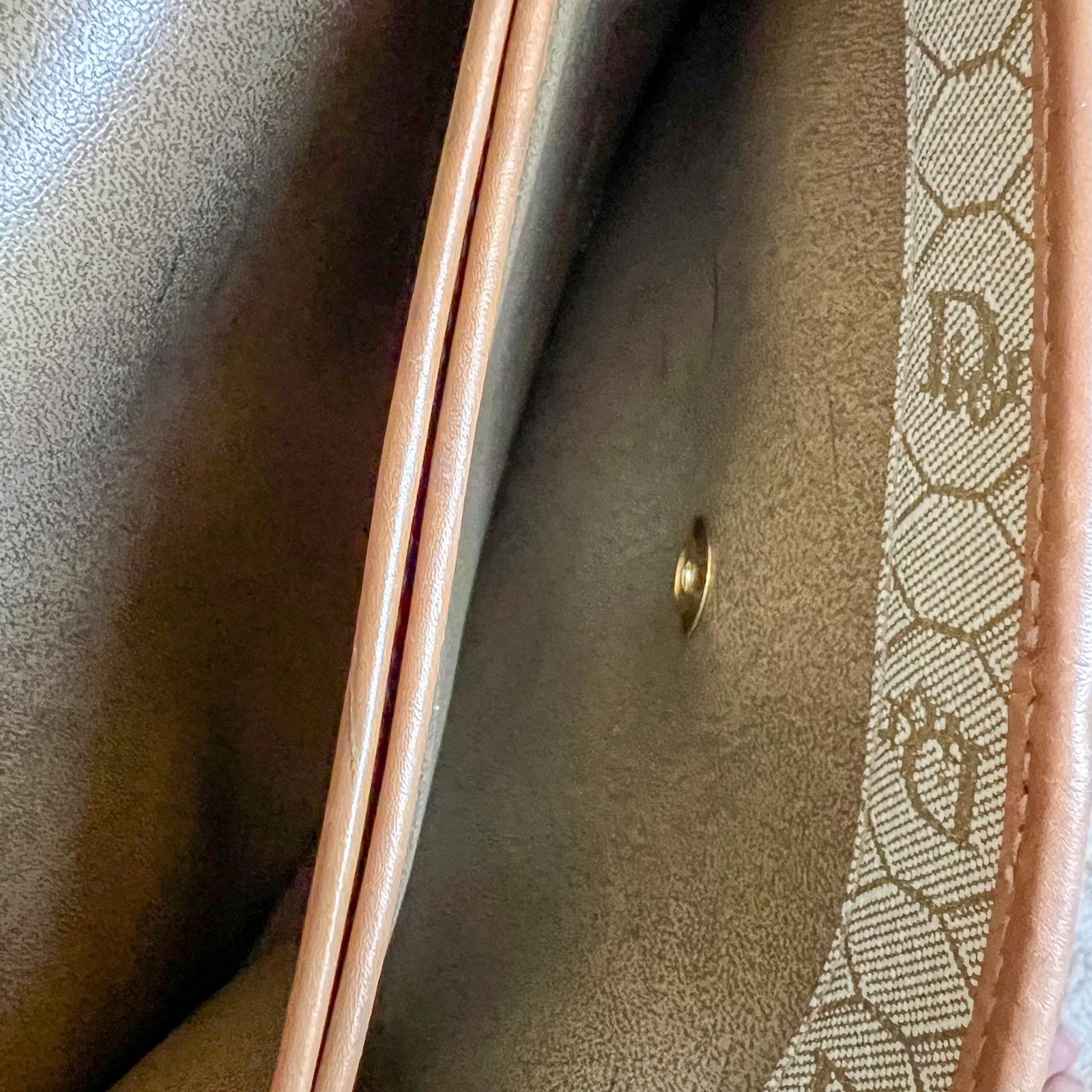 Dior DIOR Tan Honeycomb Crossbody / Shoulder Bag Size ONE SIZE - 7 Thumbnail