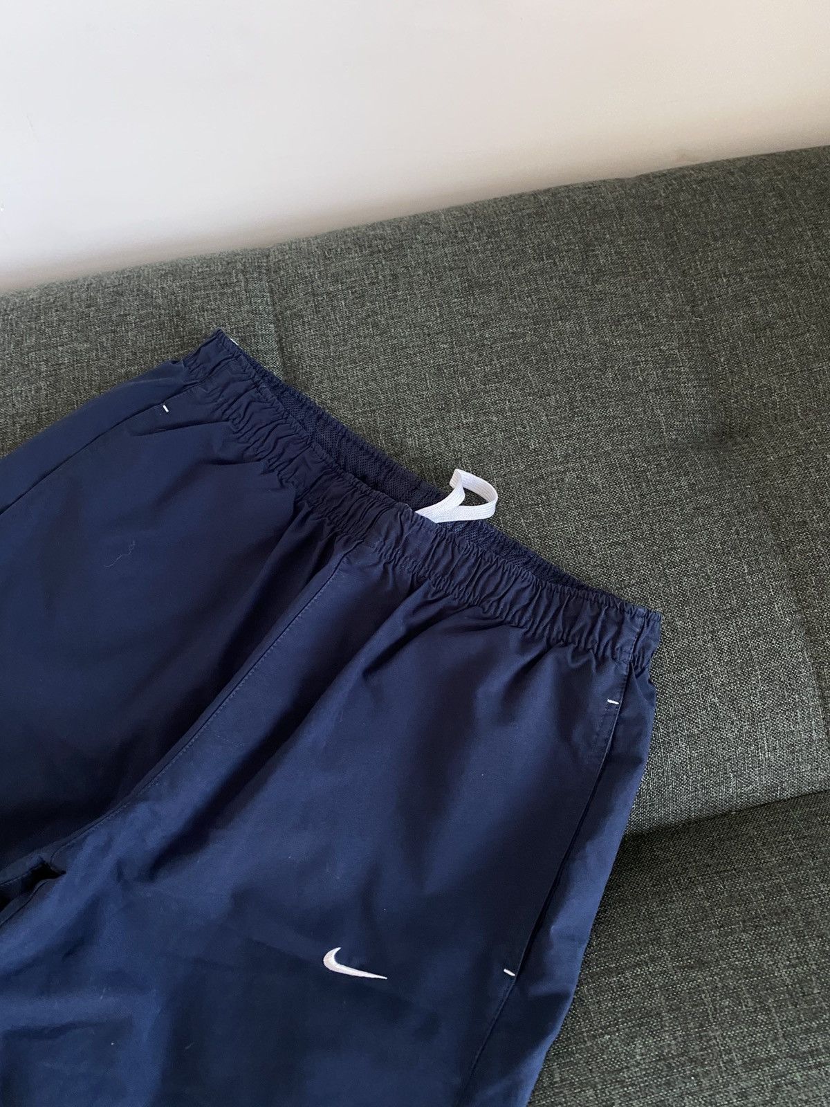 Vintage Nike Vintage Nylon Drill Pants Wide Japanese Striped Y2K Size US 34 / EU 50 - 5 Thumbnail
