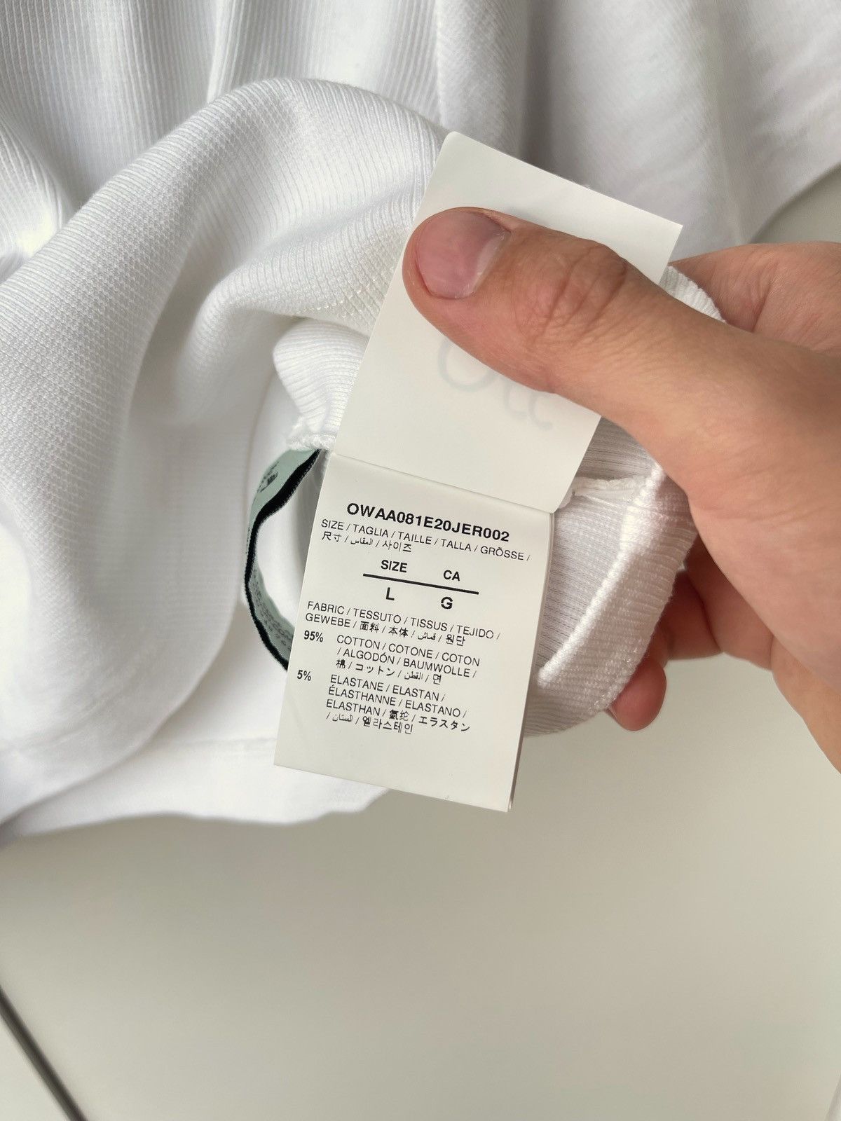 Off-White Off-White Crop Top Size L / US 10 / IT 46 - 6 Thumbnail