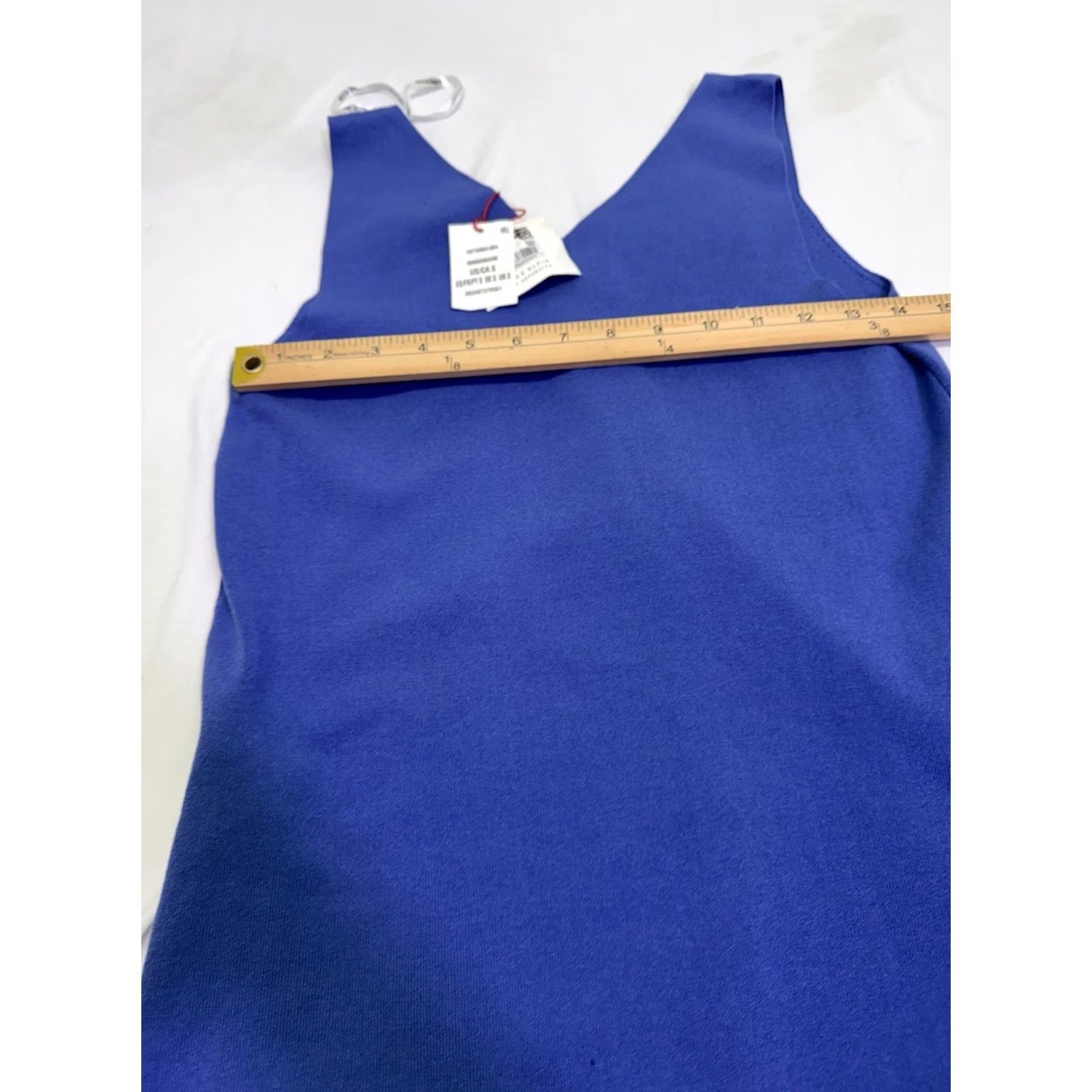 Anne Klein Anne Klein Top Womens S Blue Suit Separates Double Neck Sleeveless Eclipse New Size S / US 4 / IT 40 - 4 Thumbnail