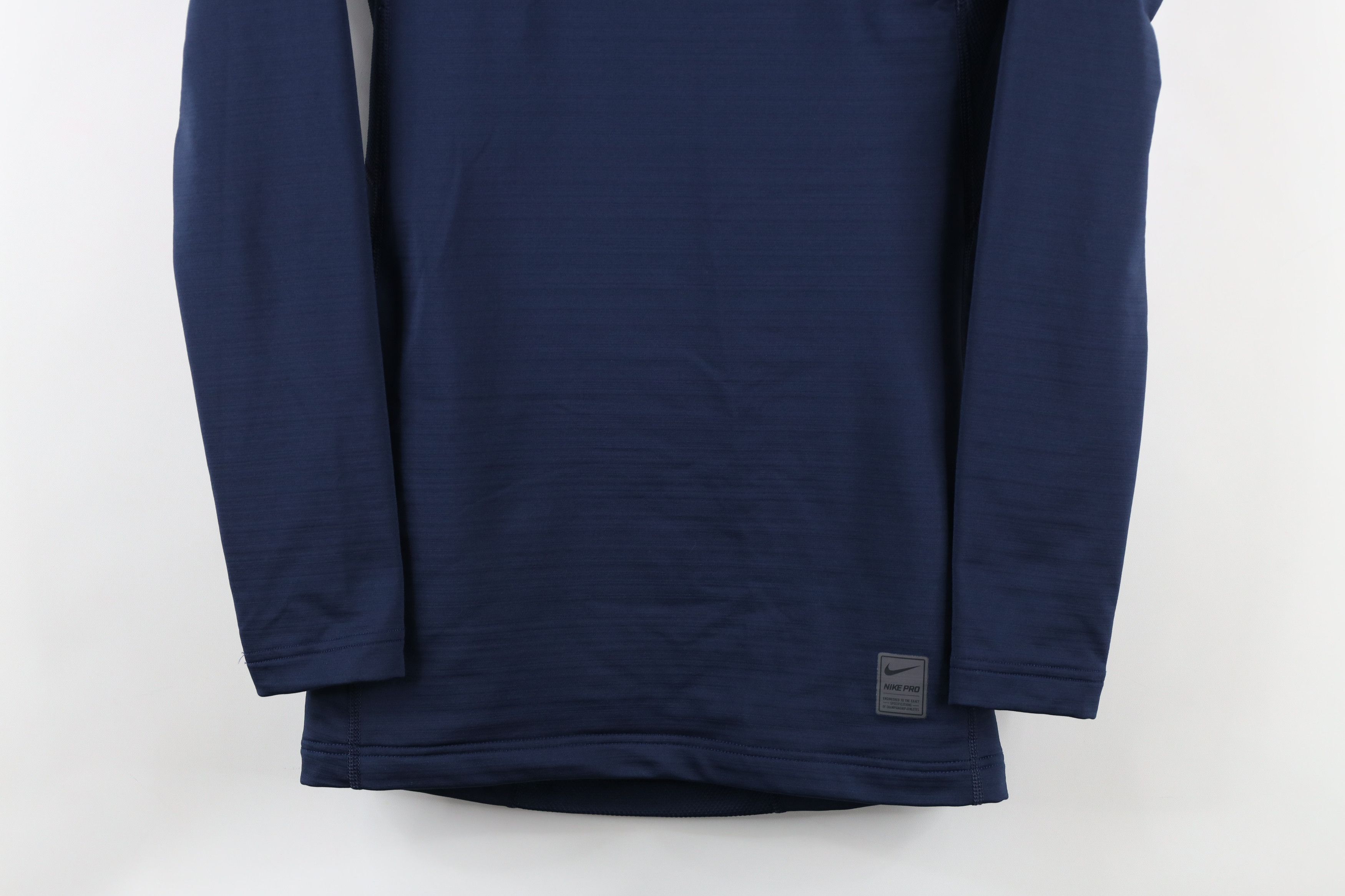 Nike × Vintage Nike Pro Fitted Compression Mock Neck Training T-Shirt Blue Size US M / EU 48-50 / 2 - 3 Thumbnail