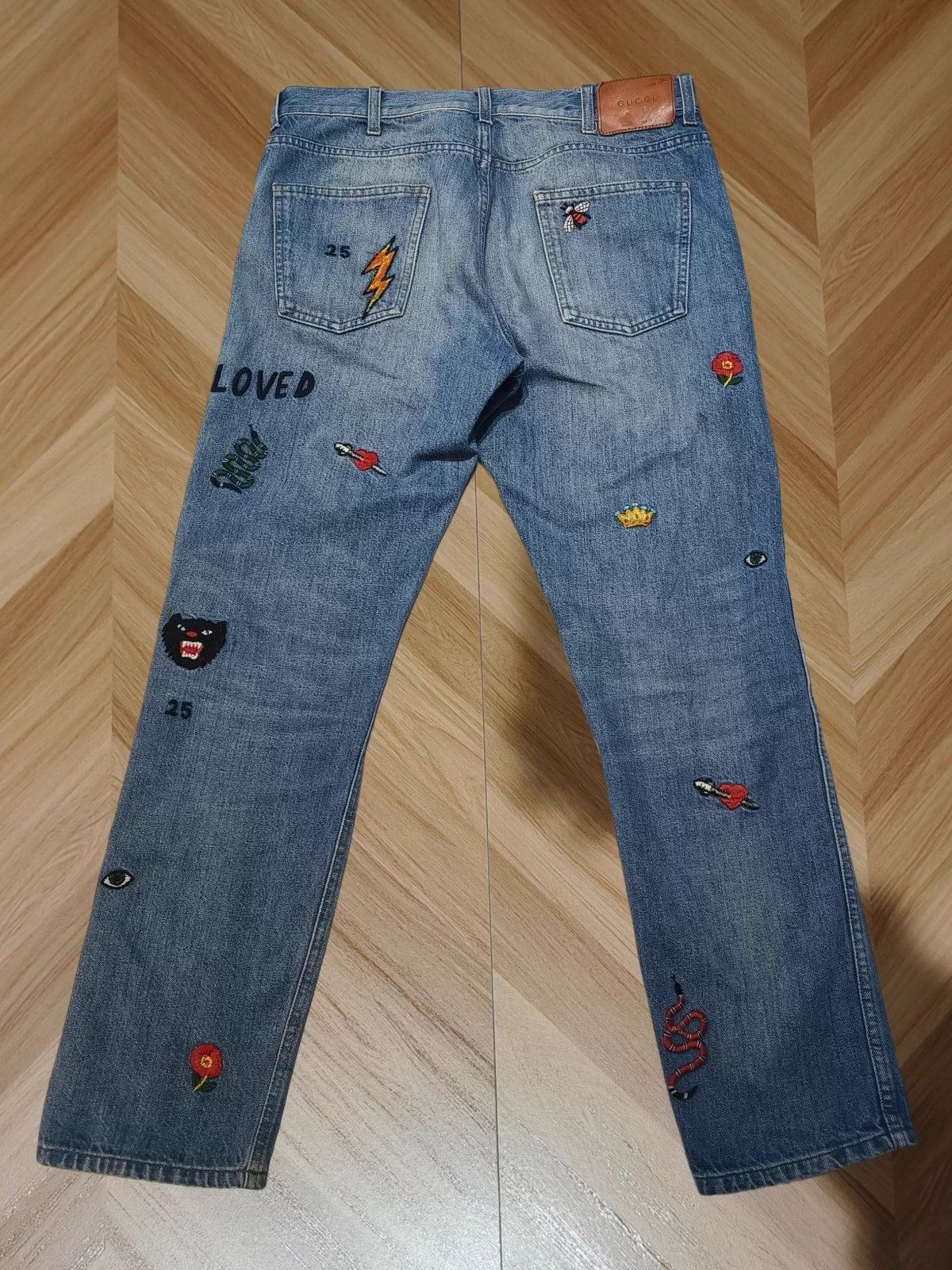 Gucci 98% New Gucci Denim Jeans - Size 34 Size 34" / US 12 / IT 48 - 2 Thumbnail