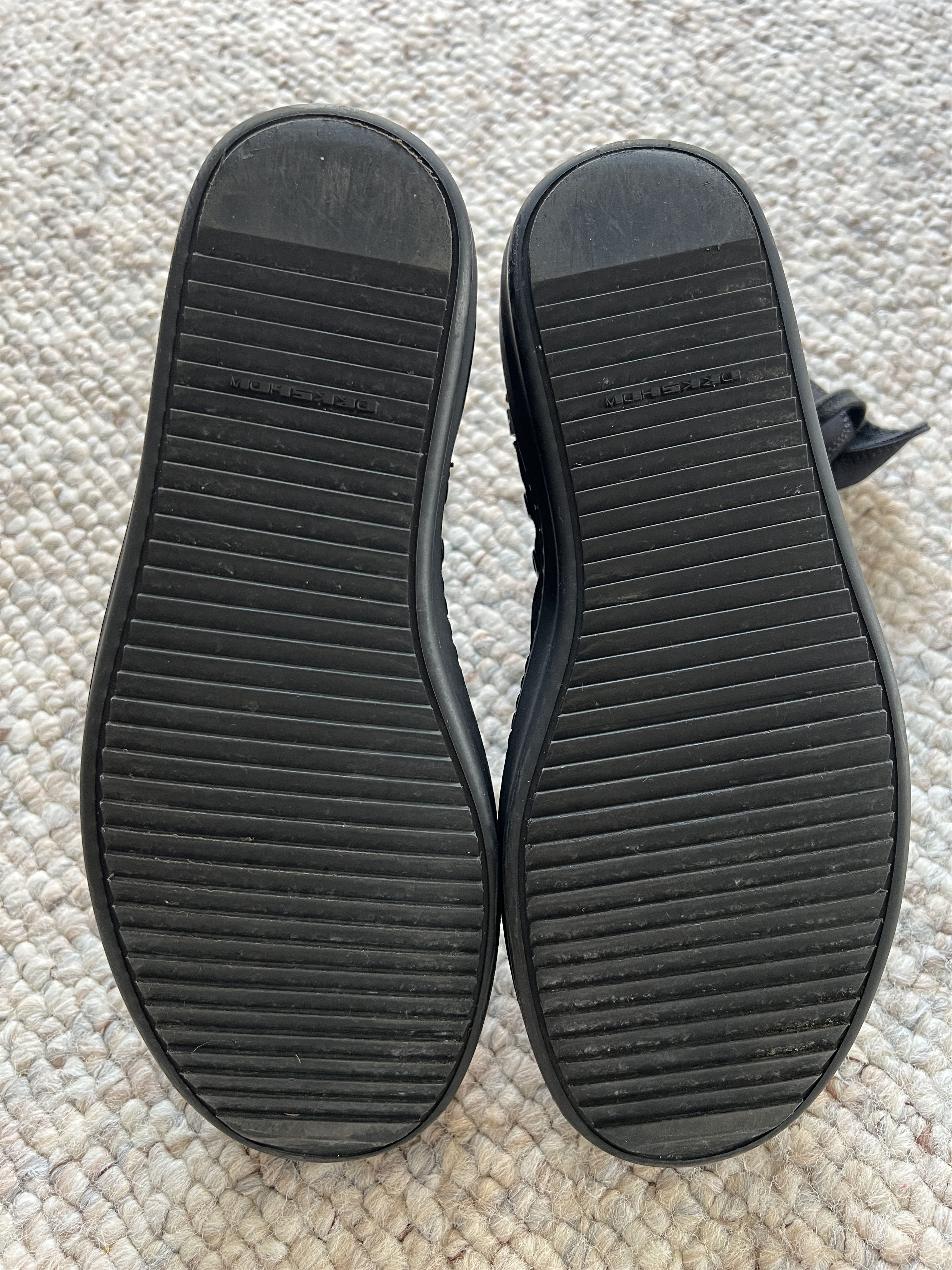 Rick Owens Drkshdw Rick Owens DRKSHDW all black Ramones Size US 7 / EU 40 - 3 Thumbnail