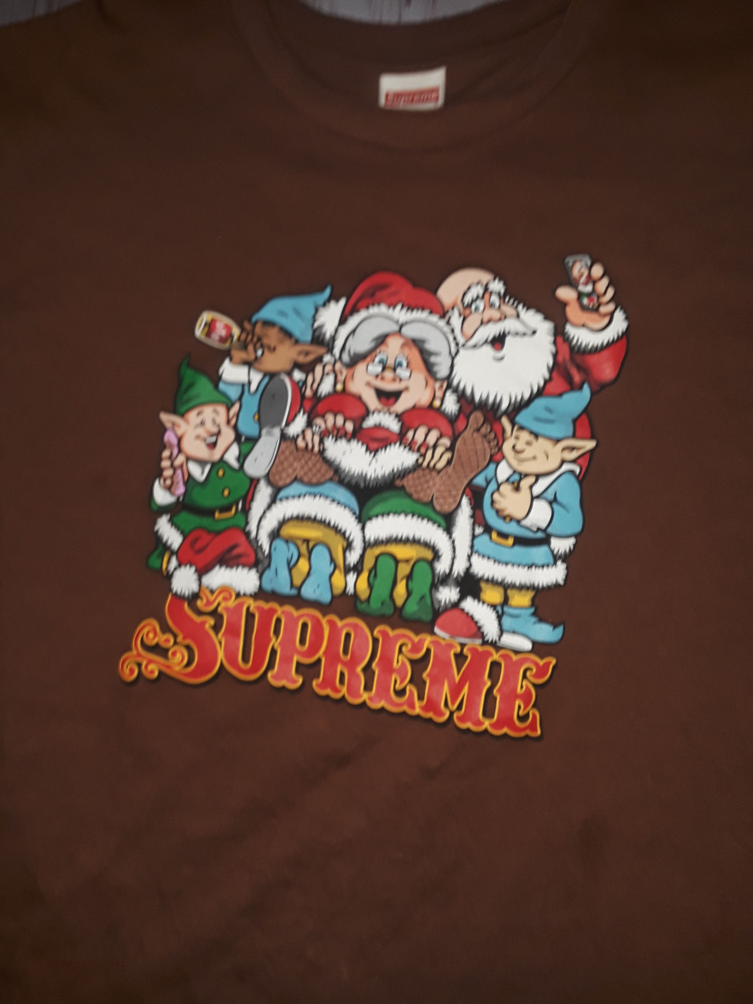 Supreme Supreme Men's Brown T-shirt Size US L / EU 52-54 / 3 - 4 Thumbnail