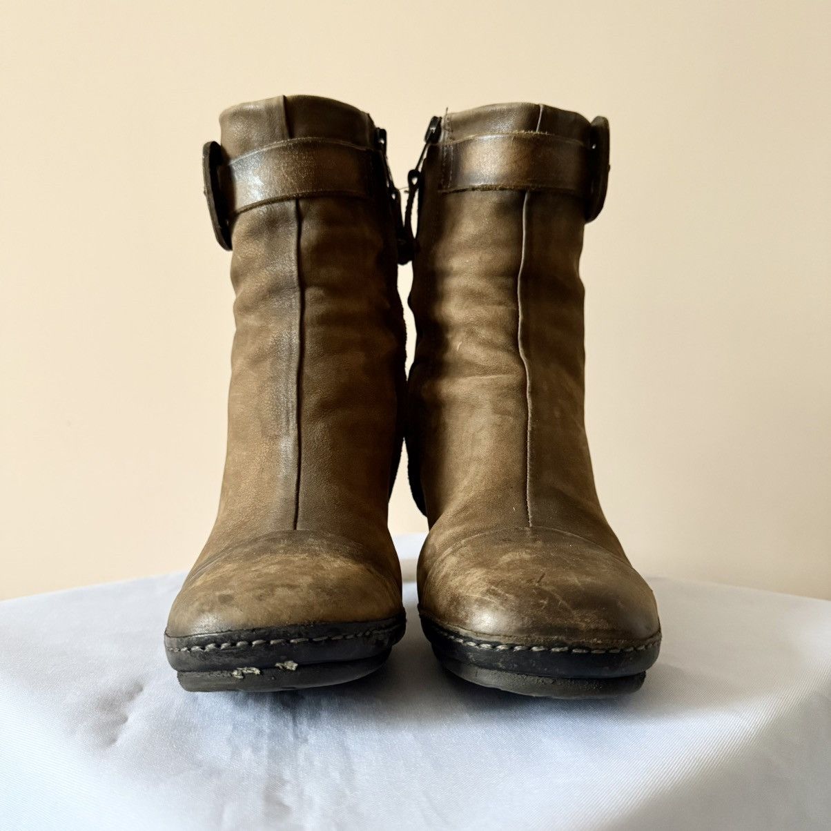 Dirk Bikkembergs AS 98 Airstep Vintage Ankle Straps Boots Rick Owens Vibe Size US 9 / IT 39 - 2 Thumbnail