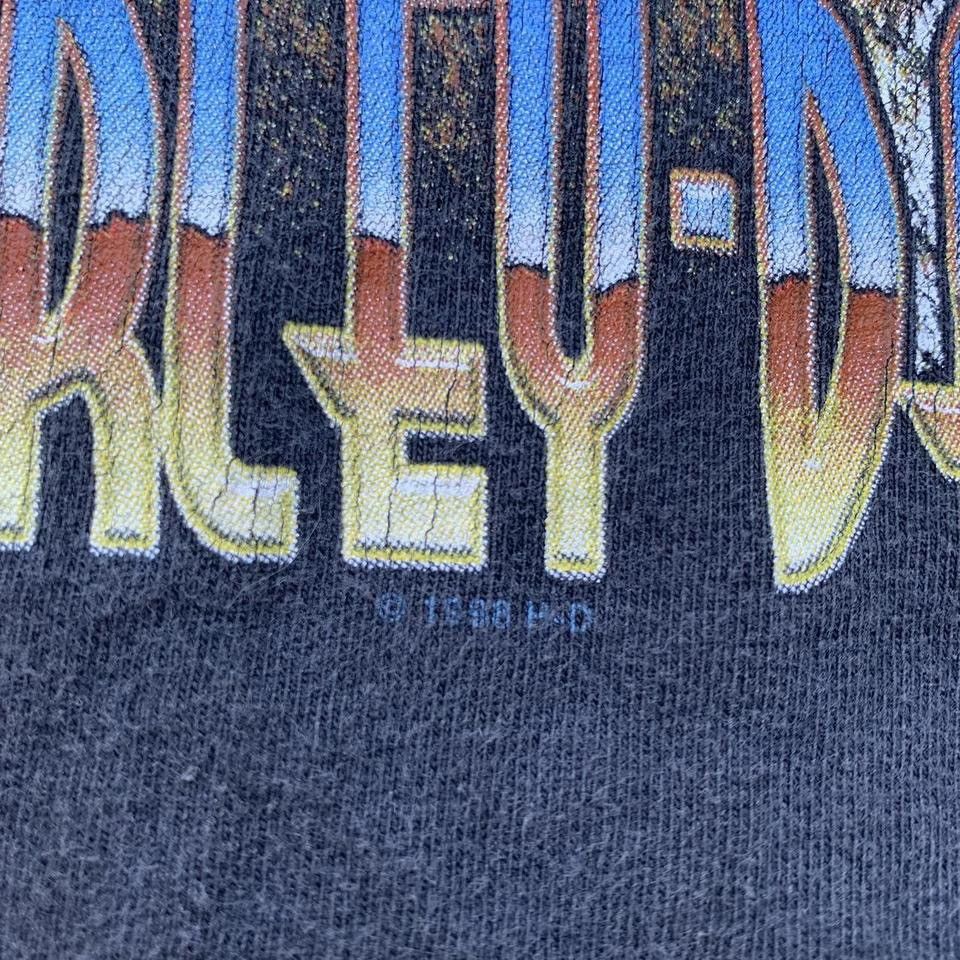 Harley Davidson × Vintage Vintage 1998 Black Harley Davidson Wild Spirit Motorcycle Size US XXL / EU 58 / 5 - 2 Thumbnail