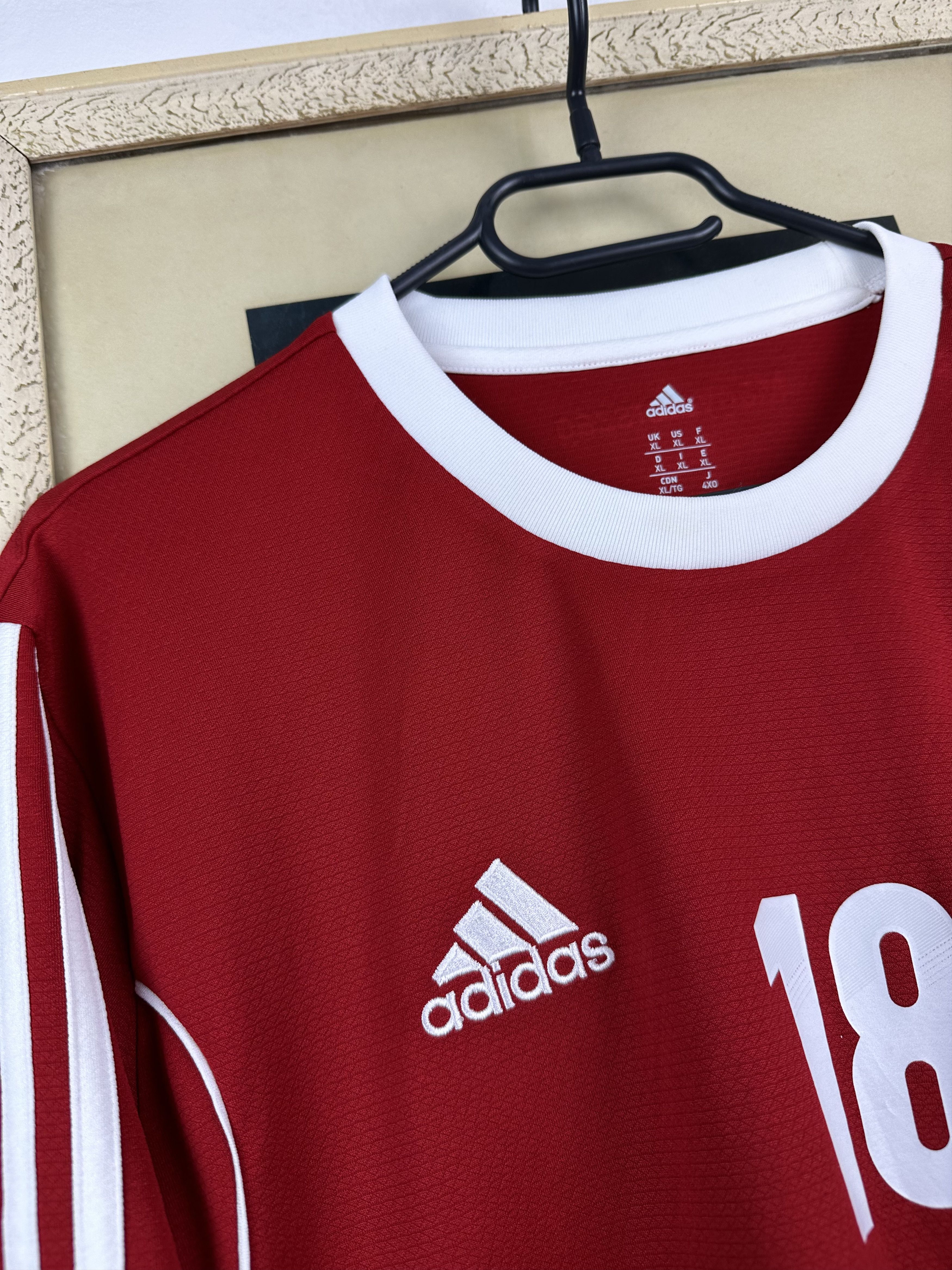 Adidas Hungary football shirt 2012 Soccer #18 Halmosi Adidas Jersey Size US XL / EU 56 / 4 - 6 Thumbnail