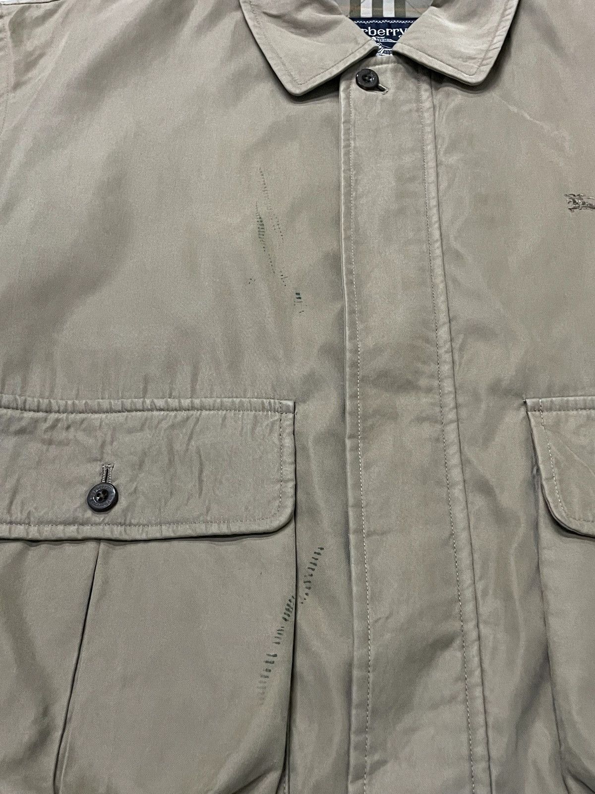 Burberry × Vintage Vintage Burberrys Nova Check Quilted Inside Blouson Jacket Size US L / EU 52-54 / 3 - 8 Thumbnail