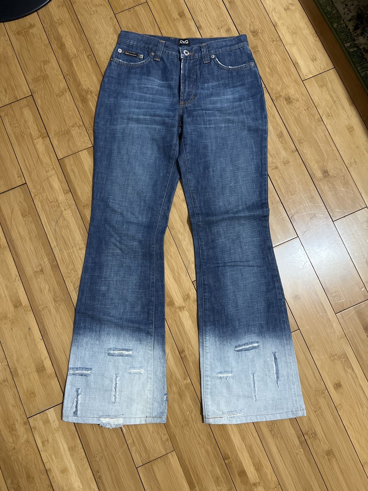 Vintage Dolce Gabbana Blue Flare Denim