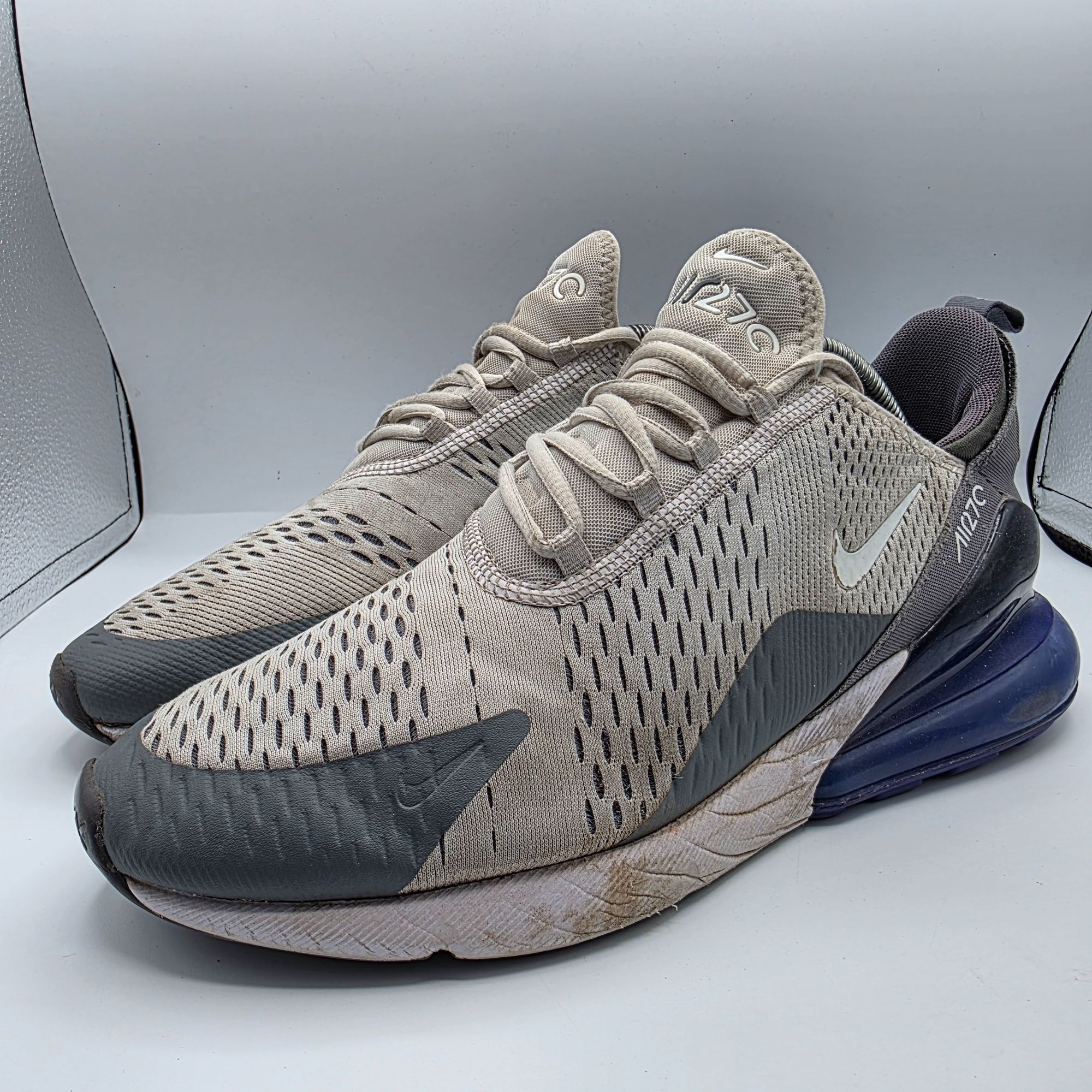 Nike Nike Air Max 270 Mens Size 10 White Persian Violet Athletic Size US 10 / EU 43 - 4 Thumbnail