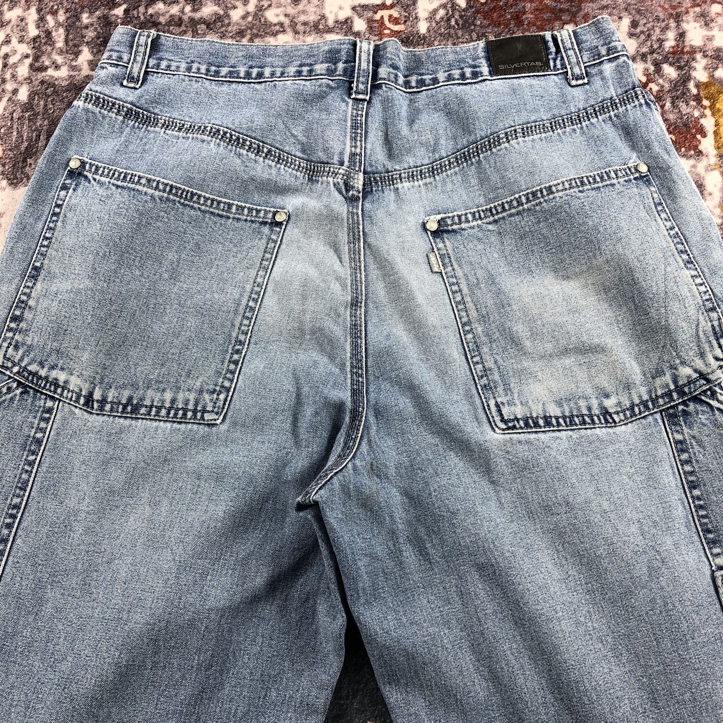 Levi's × Vintage Vintage Blue Wash Levis SilverTab Jeans-JM2659 Size US 34 / EU 50 - 5 Thumbnail