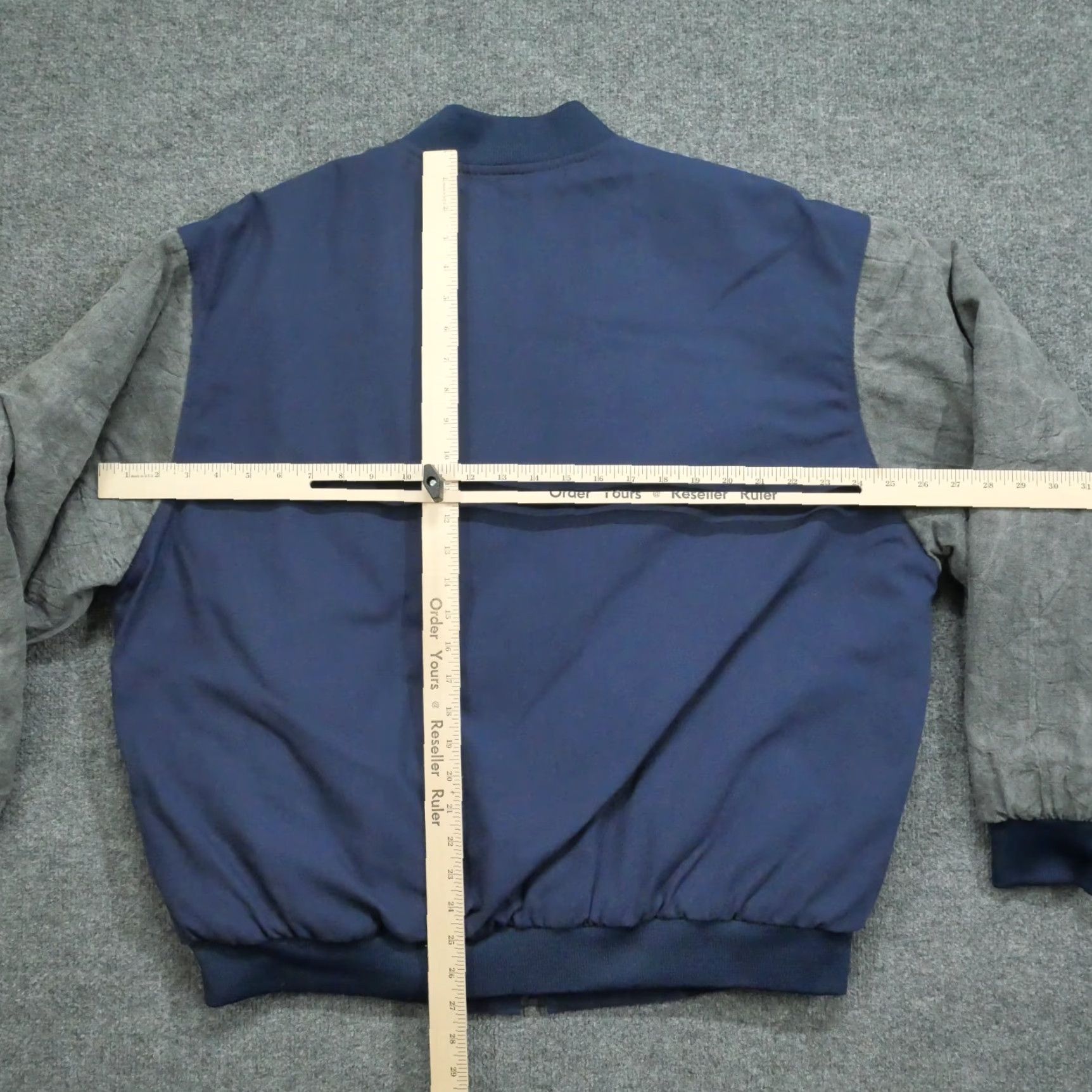 Vintage VINTAGE Nemesis Jacket Mens XL Blue Varsity 90s Quilt Lined Fire Hydrants Snap Cotton Size US XL / EU 56 / 4 - 6 Thumbnail