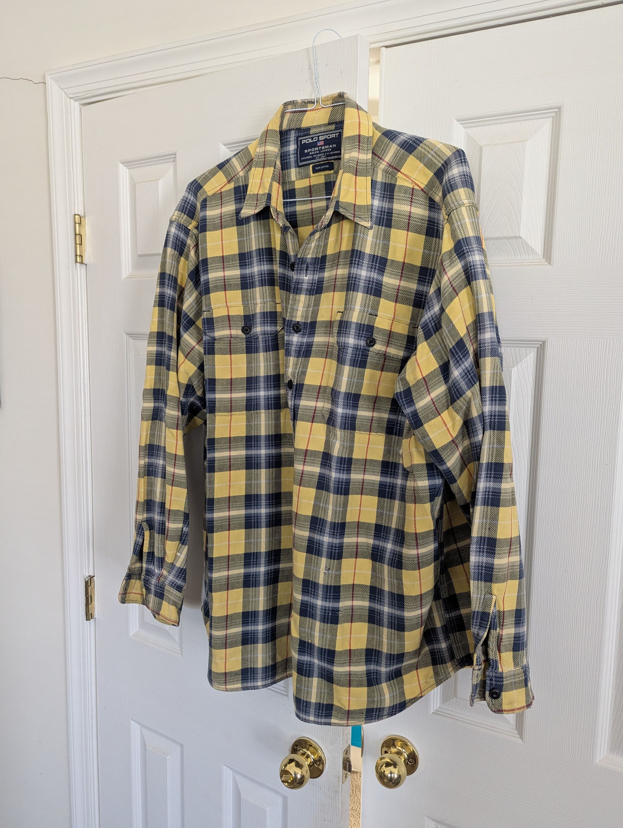 Polo Ralph Lauren Vintage Flannel with warm collar Size US XXL / EU 58 / 5 - 1 Thumbnail