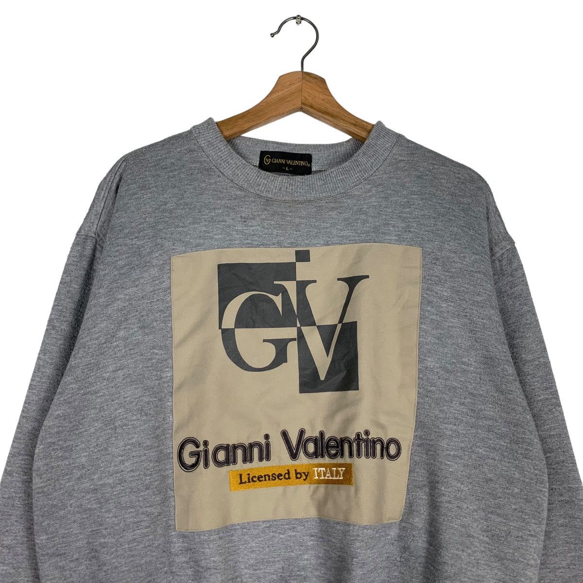 Gianni Valentino GIANNI VALENTINO Big Logo Sweatshirts #0620-C29 Size US M / EU 48-50 / 2 - 2 Thumbnail