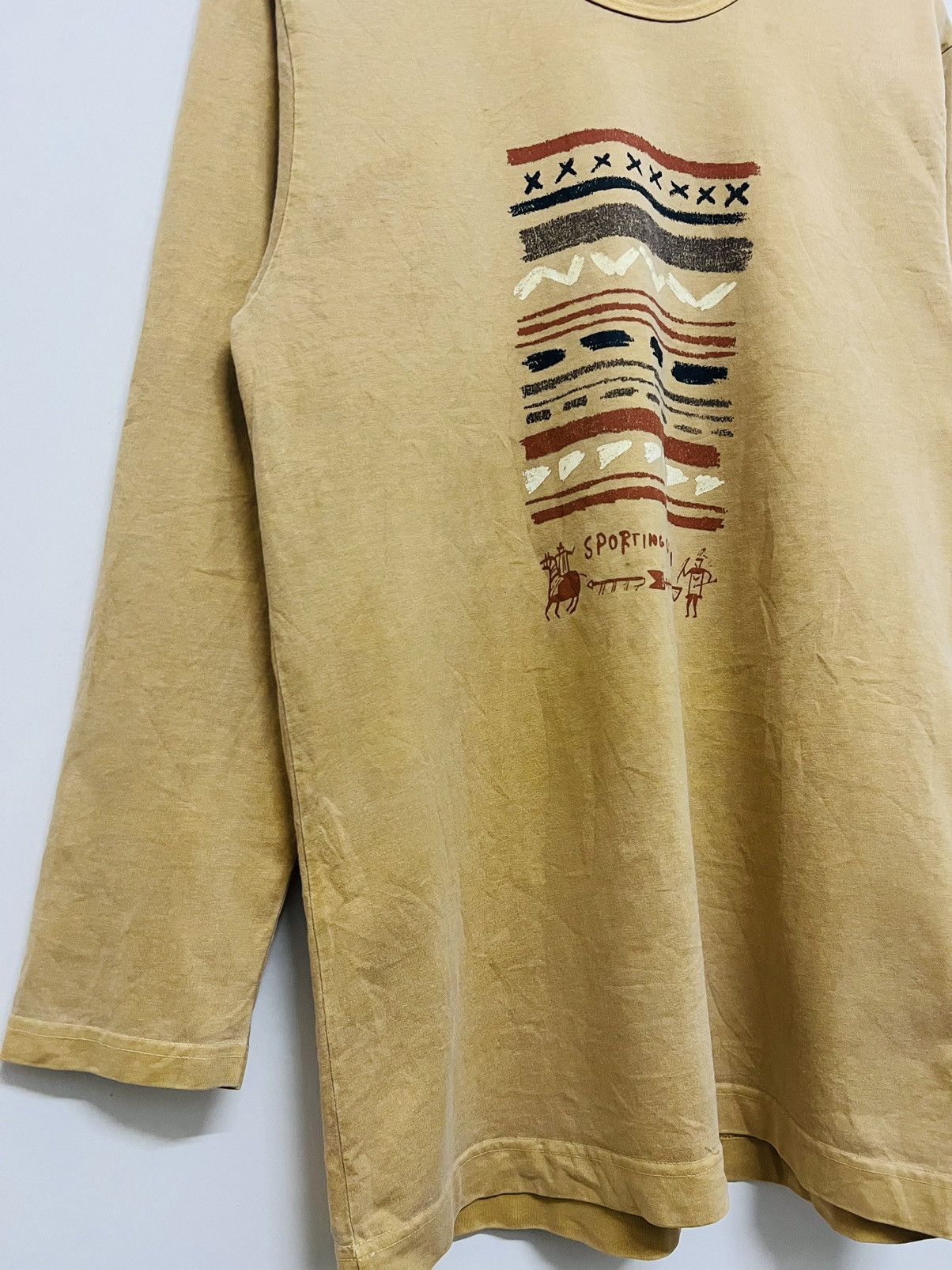 Hai Sporting Gear × Issey Miyake × Vintage VINTAGE HAI SPORTING GEAR LONGSLEEVE TEE Size US M / EU 48-50 / 2 - 4 Thumbnail