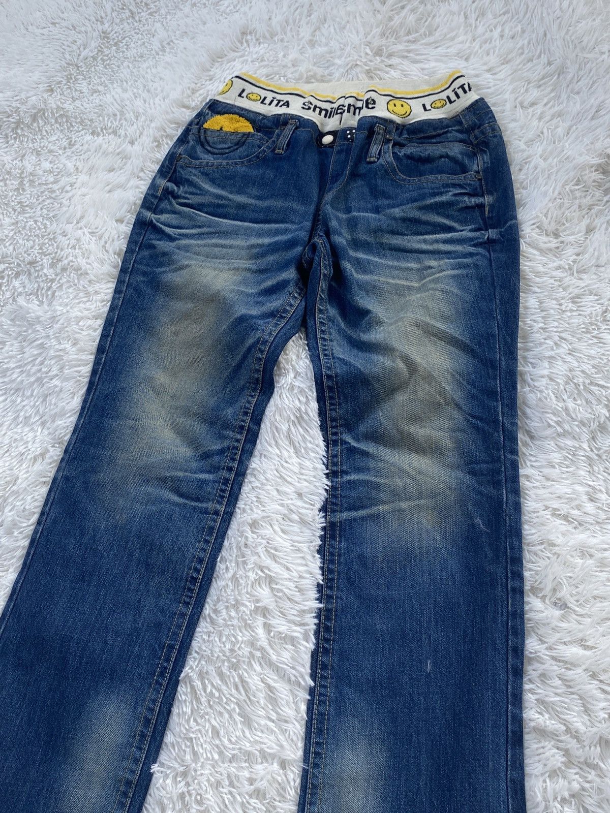 Other 🔥Crazy SALE🔥Lolita Jeans Embroidery Smile Design🔥 Size 32" / US 10 / IT 46 - 5 Thumbnail