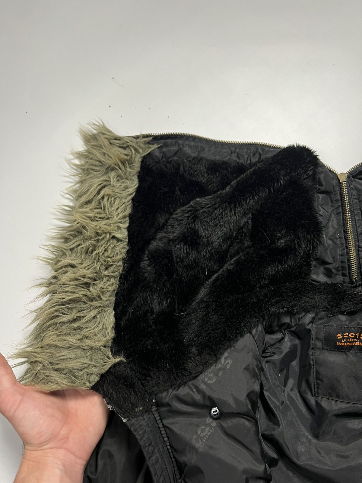Schott Fur Hood Attached Scott N-2B Cropped Fligh Bomber Jacket Size US S / EU 44-46 / 1 - 13 Thumbnail