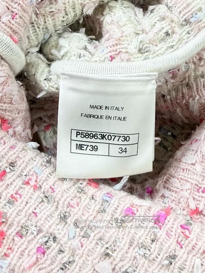 Chanel Chanel Jacquad gradient shiny silk woven short-sleeved dre Size XXS / US 00 / IT 34 - 6 Thumbnail