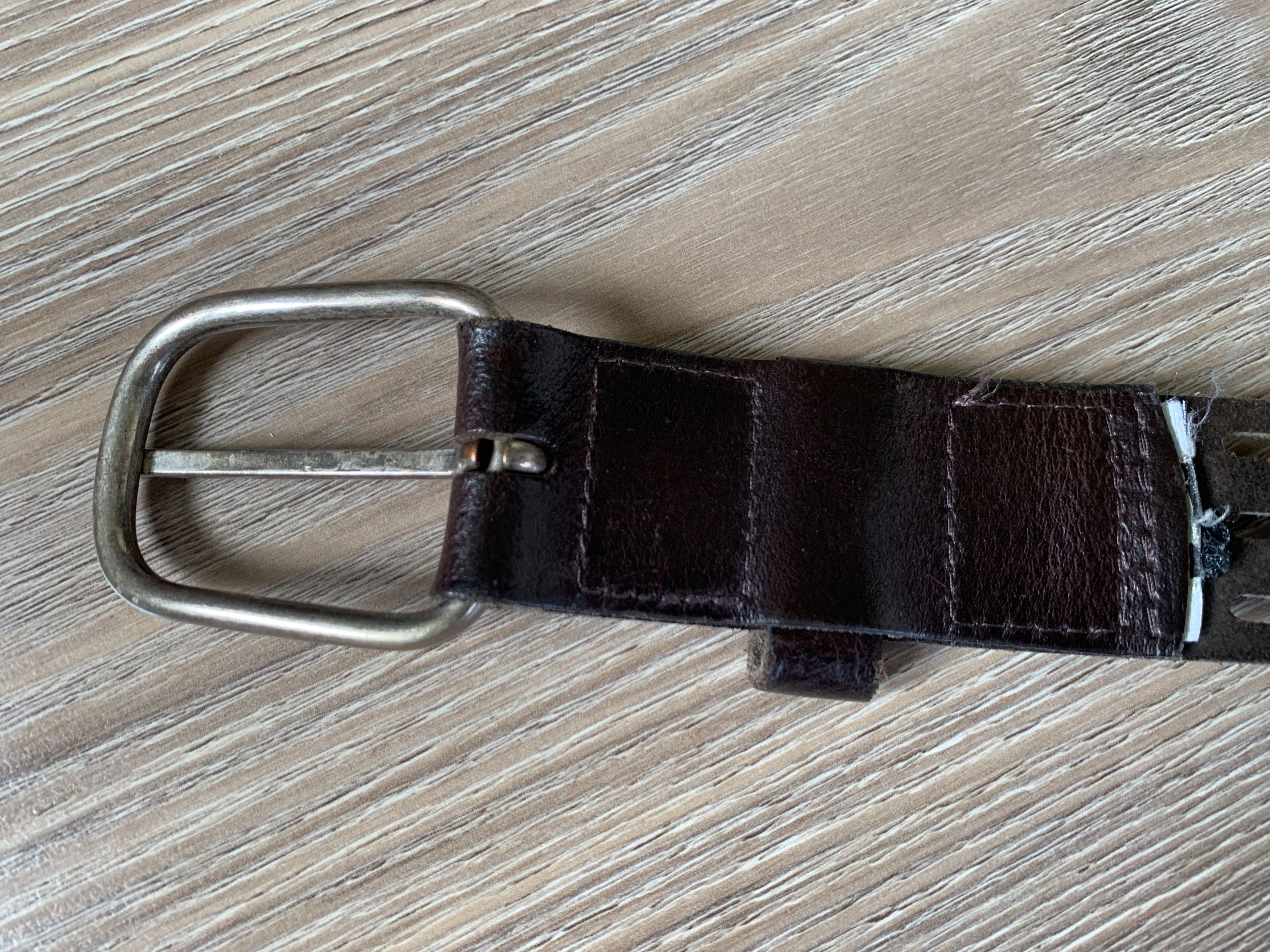 G-Star × Vintage G Star-Raw Brown Perforated Leather Belt Size ONE SIZE - 4 Thumbnail
