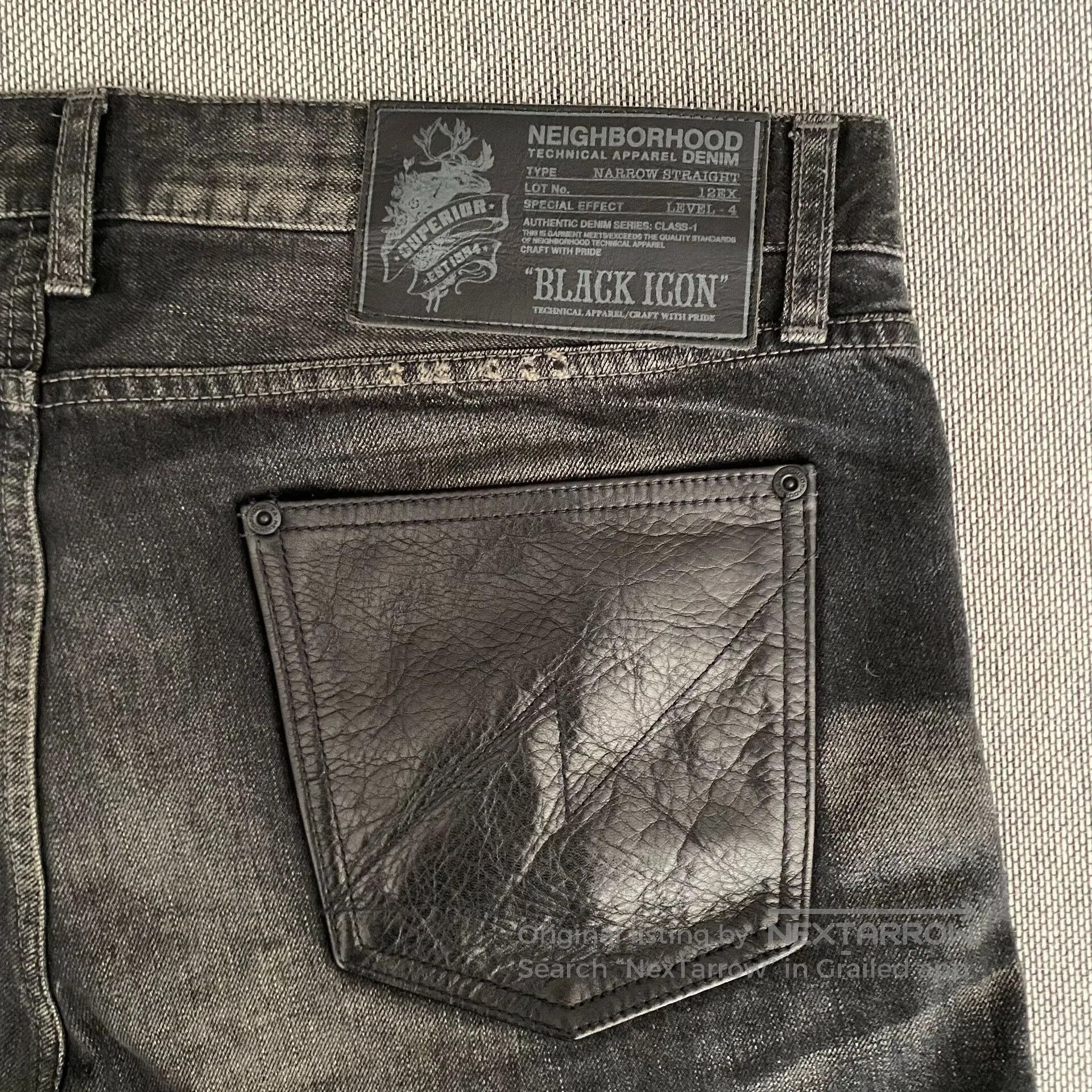 Neighborhood Neighborhood 12ss Black Soul Jeans. Size US 38 / EU 54 - 7 Thumbnail