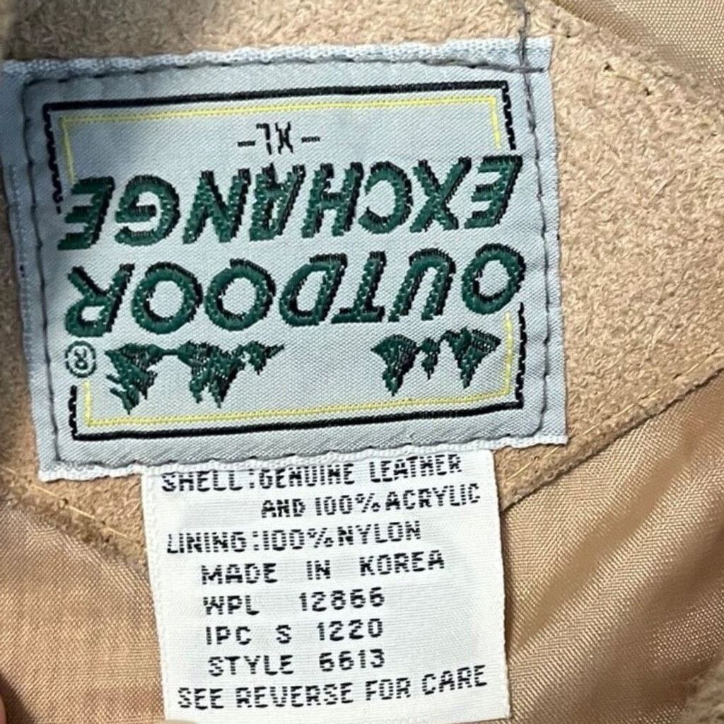 Vintage Vtg 90s Outdoor Exchange Leather Suede Sweater Jacket Sz M Size US M / EU 48-50 / 2 - 6 Thumbnail