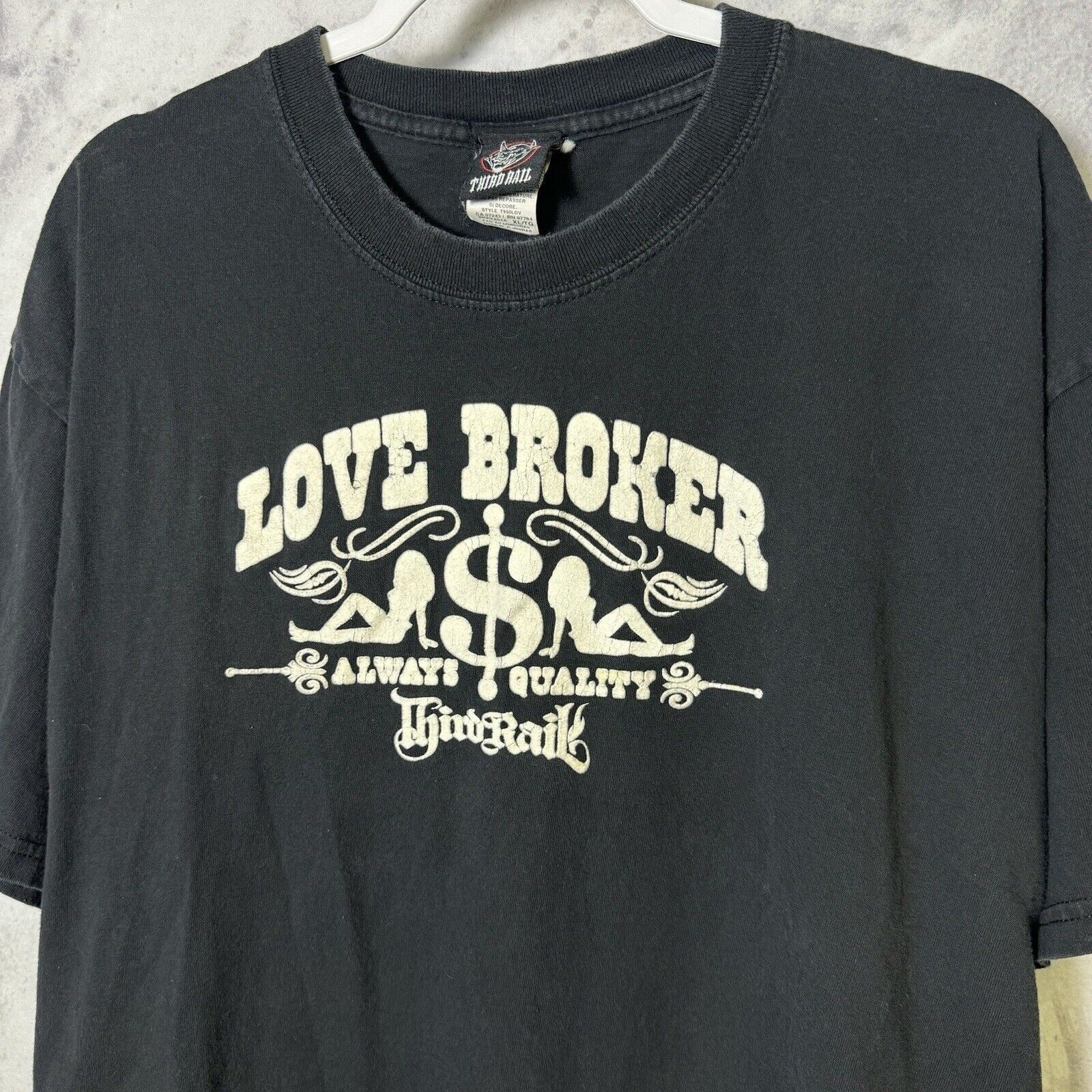 Vintage Vintage Third Rail T Shirt Mens XL Black Skate Streetwear Lo Size US XL / EU 56 / 4 - 1 Thumbnail