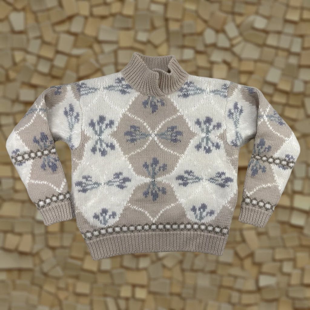 Vintage VINTAGE Lauren Hansen Sweater Small Petite Wool Angora Rabbit Blend Turtleneck Size S / US 4 / IT 40 - 1 Thumbnail