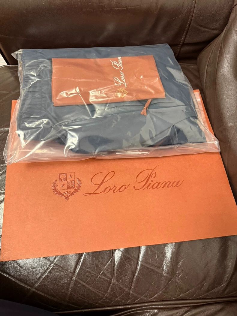 Loro Piana LORO PIANA Solid color double-sided stand collar zipper lo Size US M / EU 48-50 / 2 - 7 Thumbnail