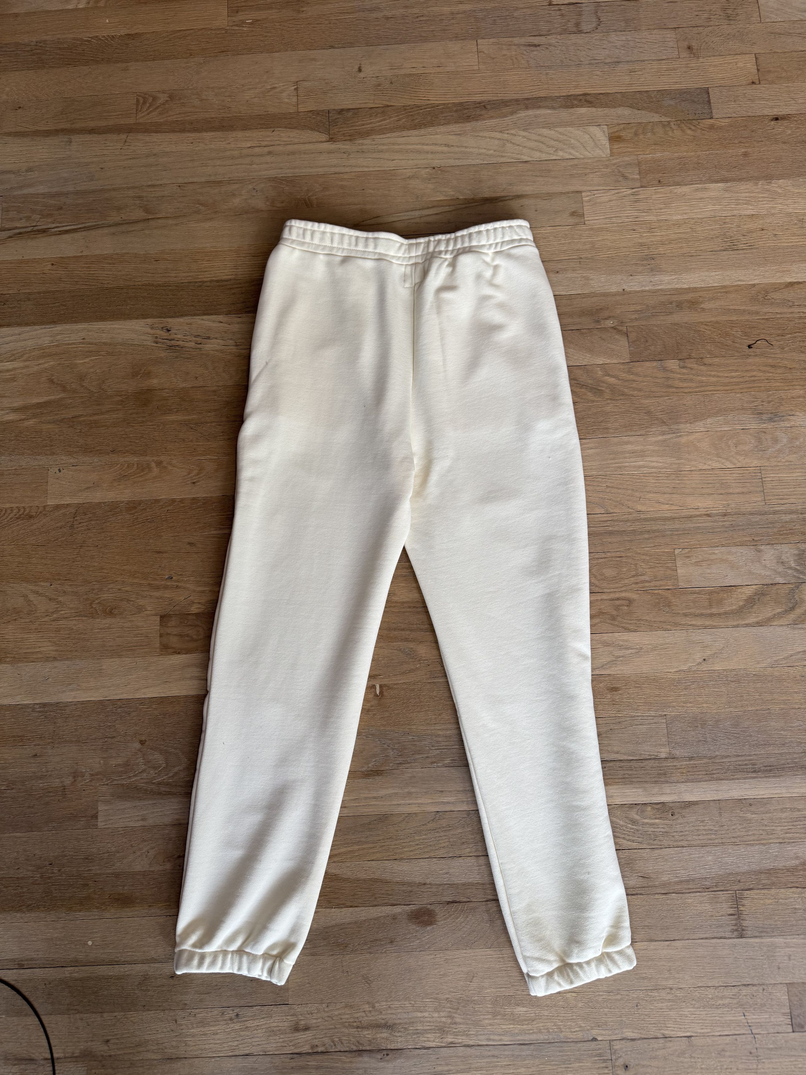 Saint Vanity Saint Vanity Logo Sweatpants Cream Size US 34 / EU 50 - 2 Thumbnail