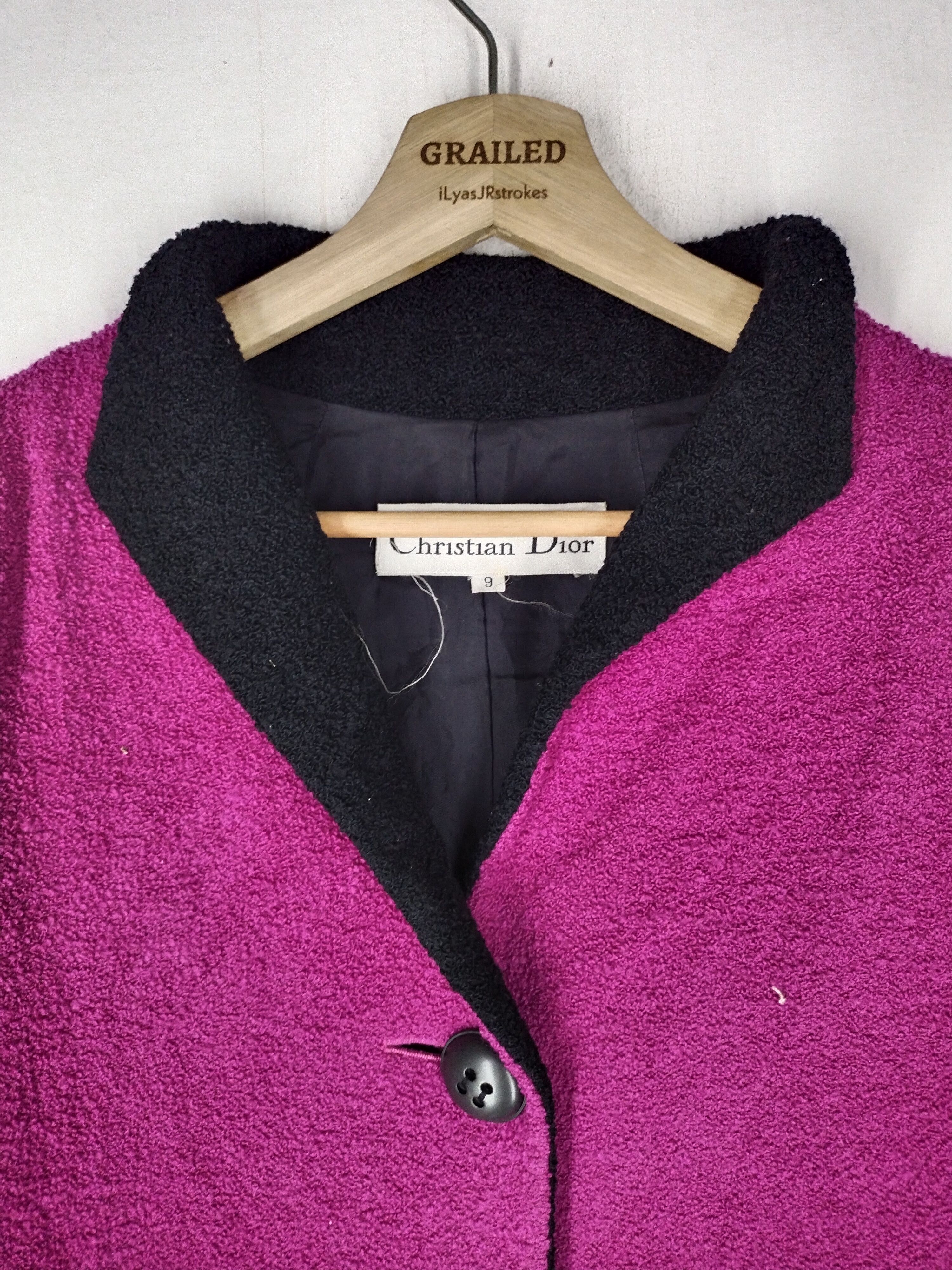 Dior Vintage Coat Christian Dior Women Fashion Coat Size L / US 10 / IT 46 - 3 Thumbnail