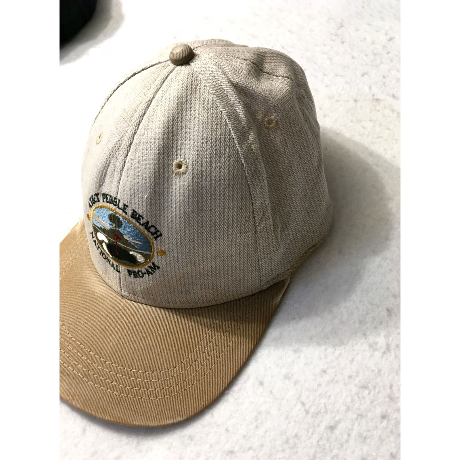 Imperial AT&T Pebble Beach National Pro-Am Hat 1997 official with staff badge Size ONE SIZE - 4 Thumbnail
