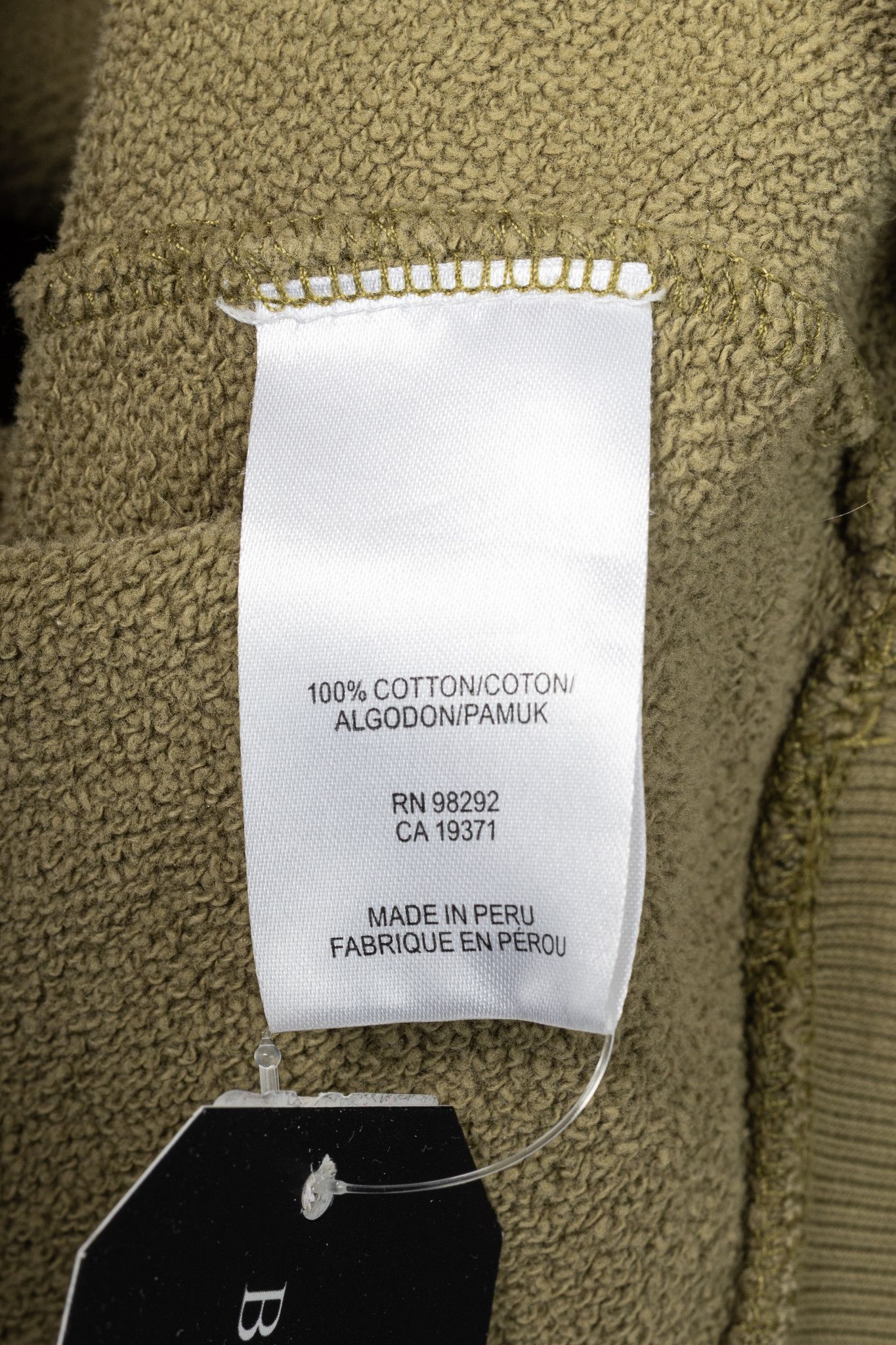 Tibi Tibi Moss Cotton French Terry Scallop Cropped Sweatshirt Size S / US 4 / IT 40 - 7 Thumbnail