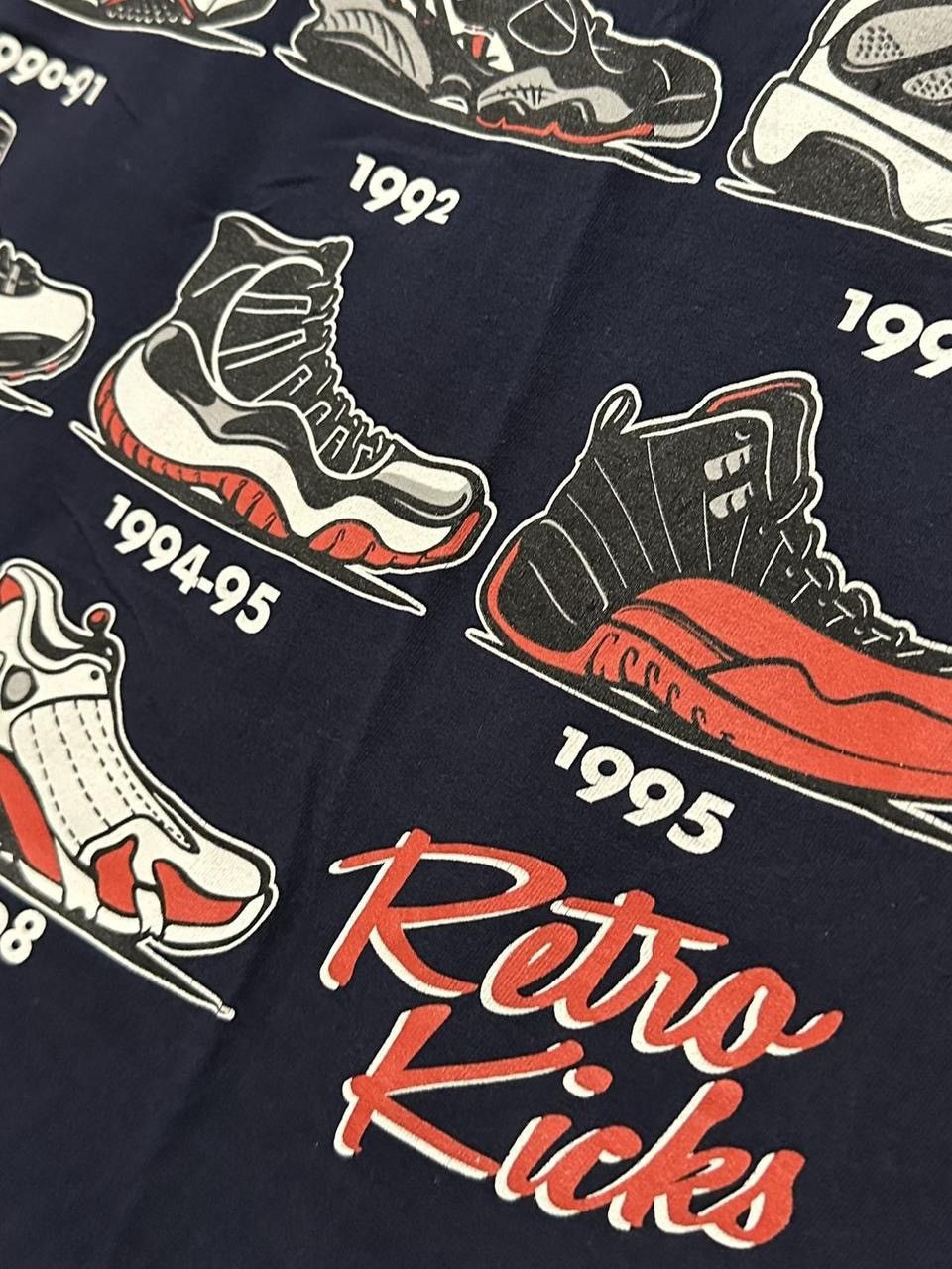 Other Retro Kicks Sneaker Evolution Chart Shirt Size US XXL / EU 58 / 5 - 5 Thumbnail