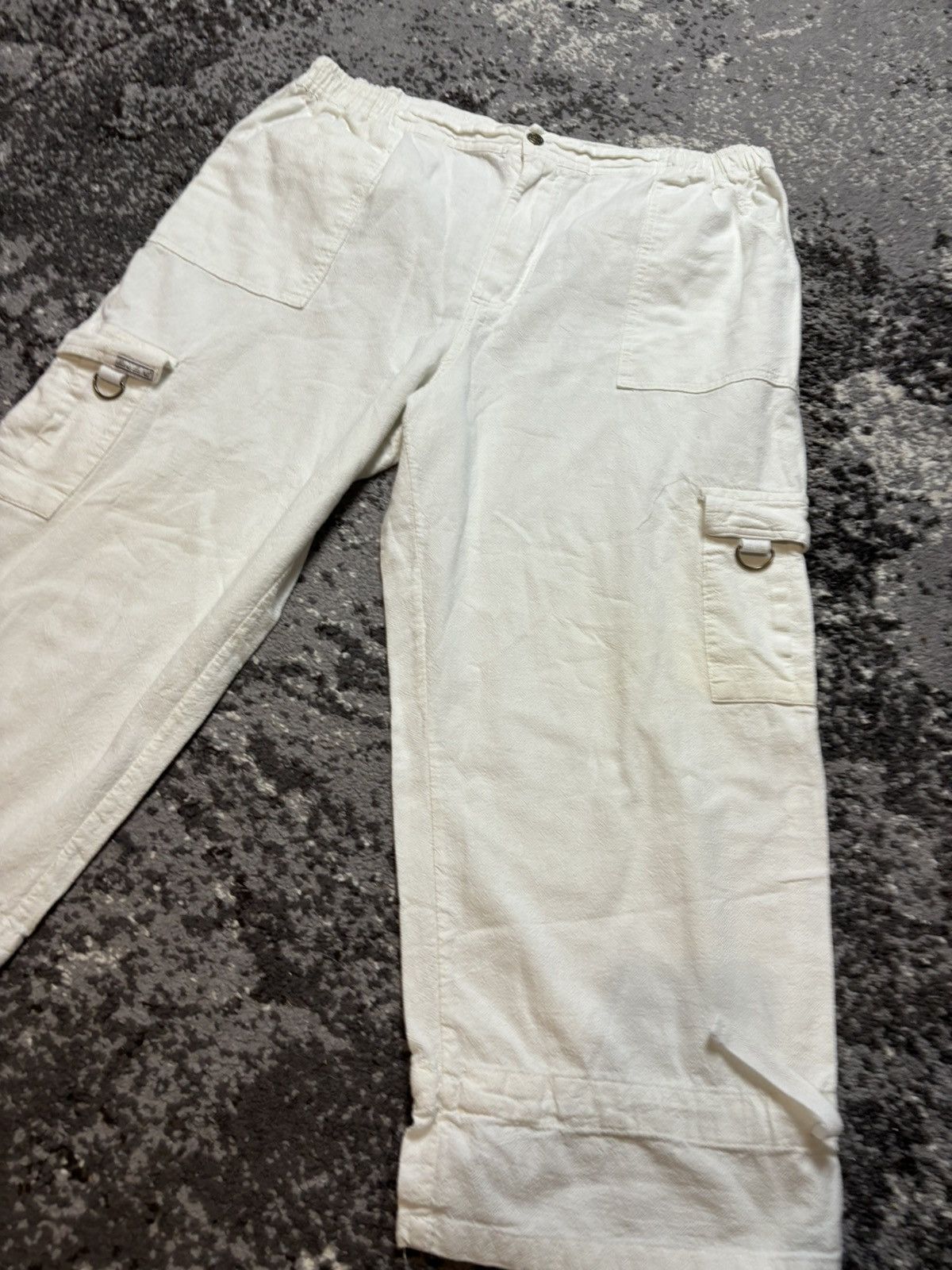 Japanese Brand × Vintage y2k japanese Blanc du Nil low waisted cargo capri Size 32" / US 10 / IT 46 - 2 Thumbnail