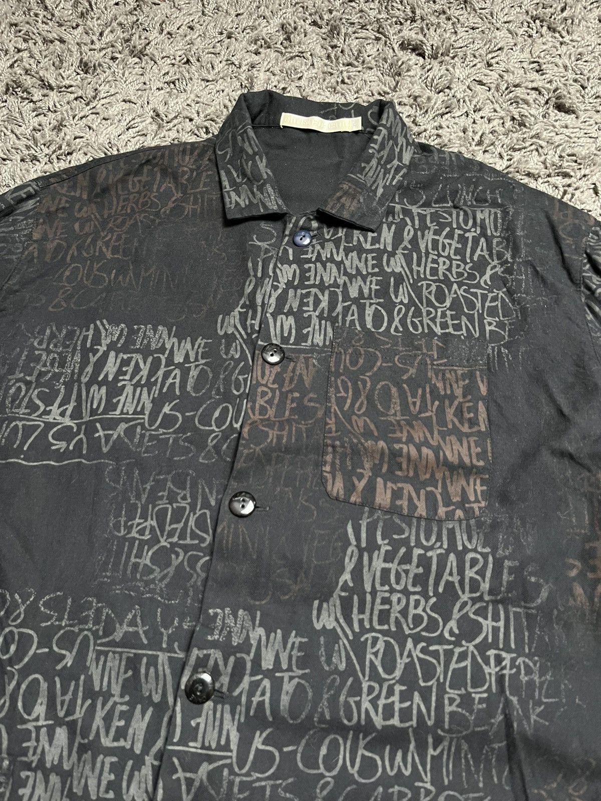 Japanese Brand Christian Cane Archive Print Shirt Jacket Harajuku Style Size US M / EU 48-50 / 2 - 4 Thumbnail