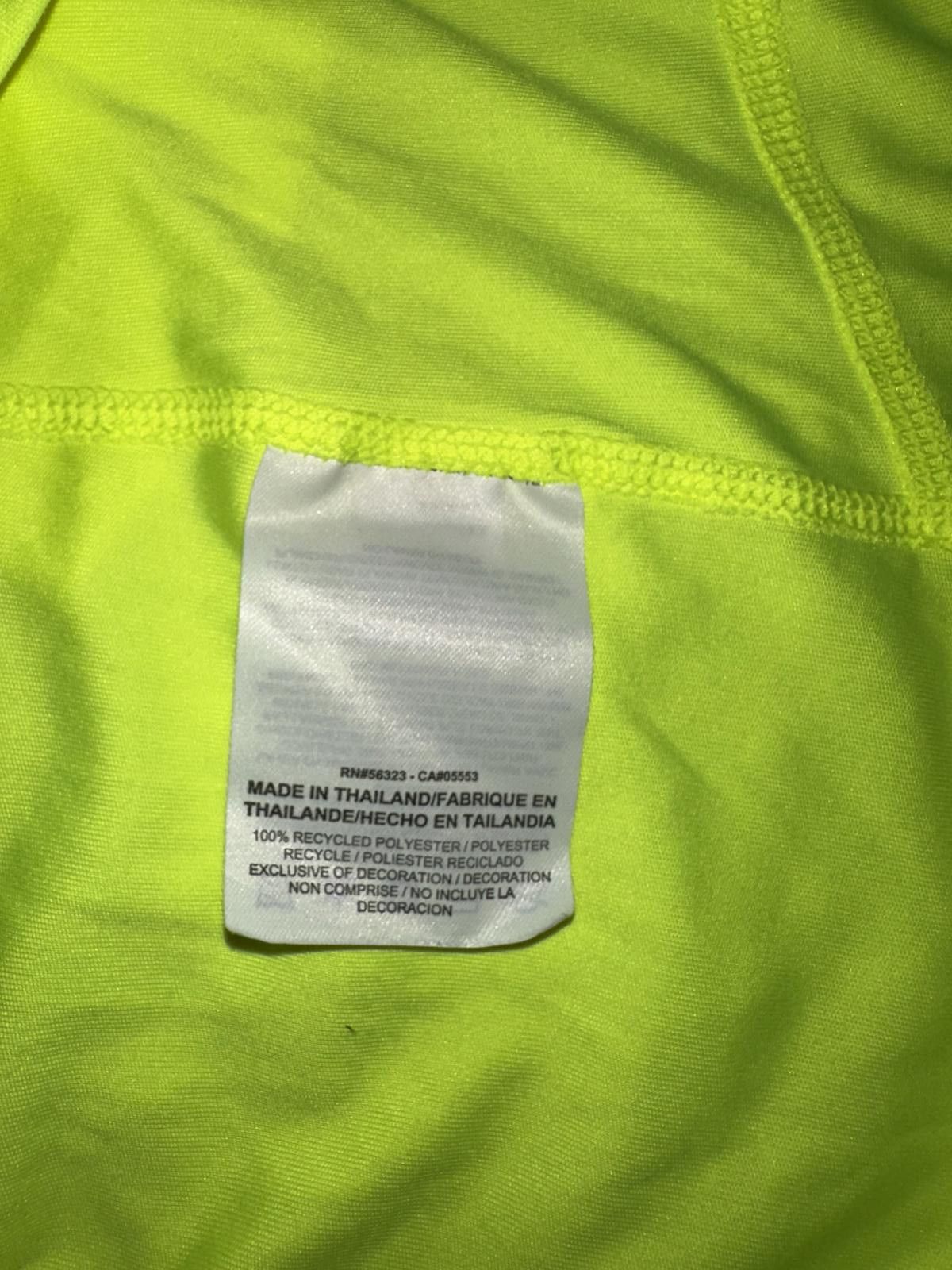 Nike Nike Women's (S) Miler Running Volt Long Sleeve Shirt Size XS / US 0-2 / IT 36-38 - 7 Thumbnail