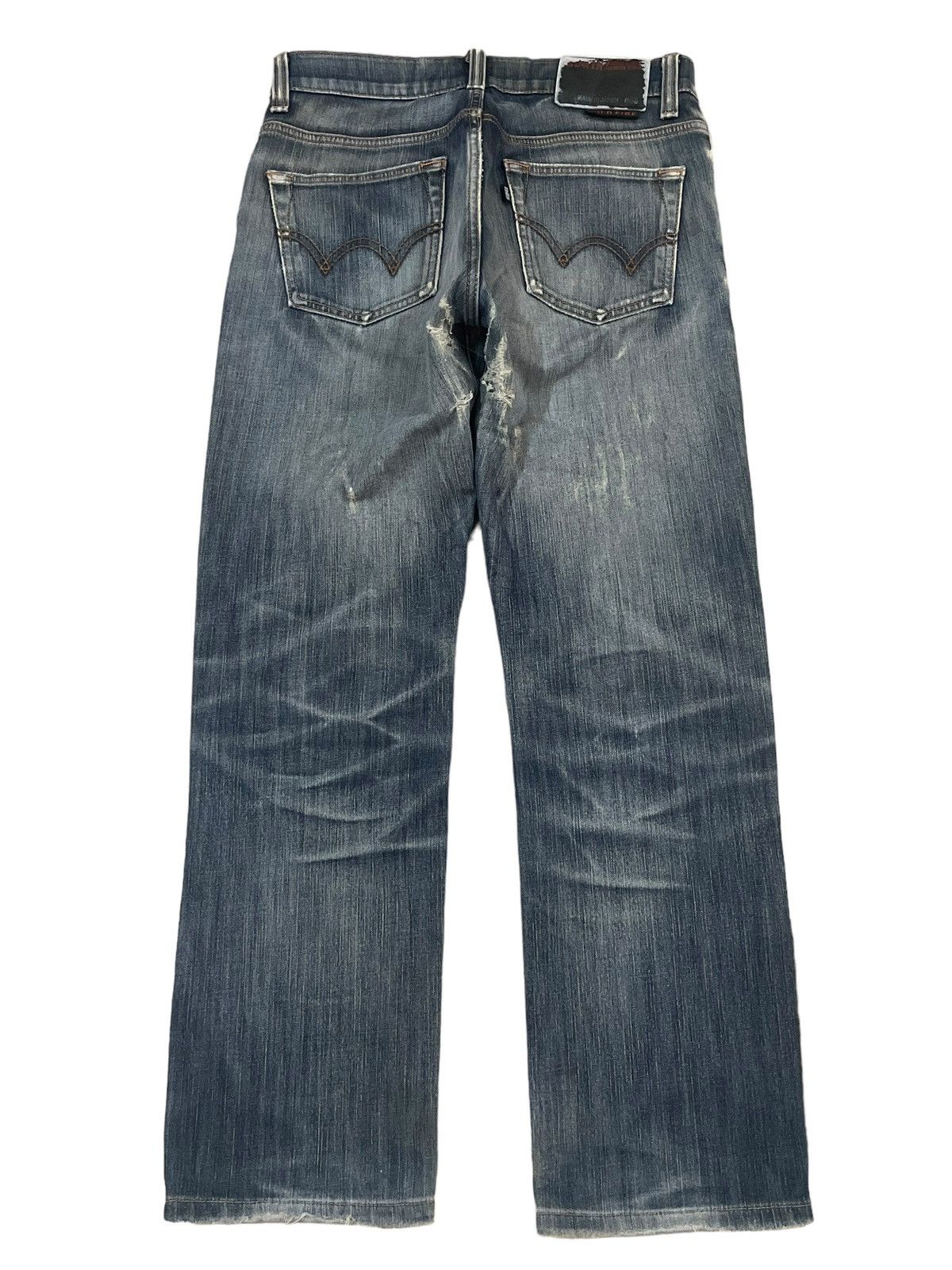 Edwin Vintage Edwin 503 Wildfire Rusty Fade Wash Distressed Jeans Size US 30 / EU 46 - 7 Thumbnail