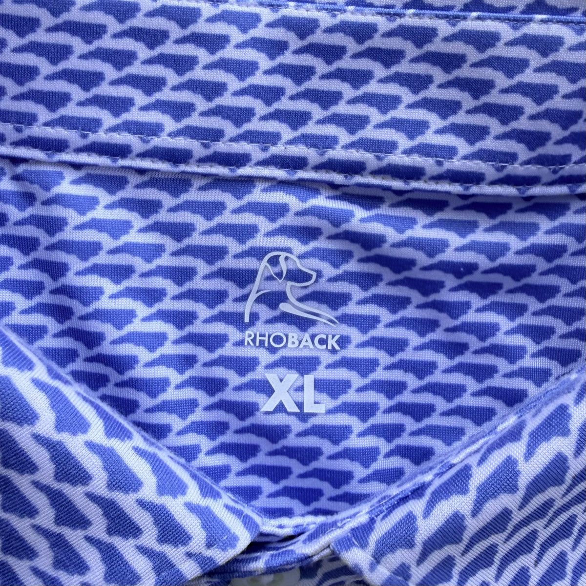 Other Rhoback Golf Polo Shirt XL All Over Print Stretch Size US XL / EU 56 / 4 - 4 Thumbnail