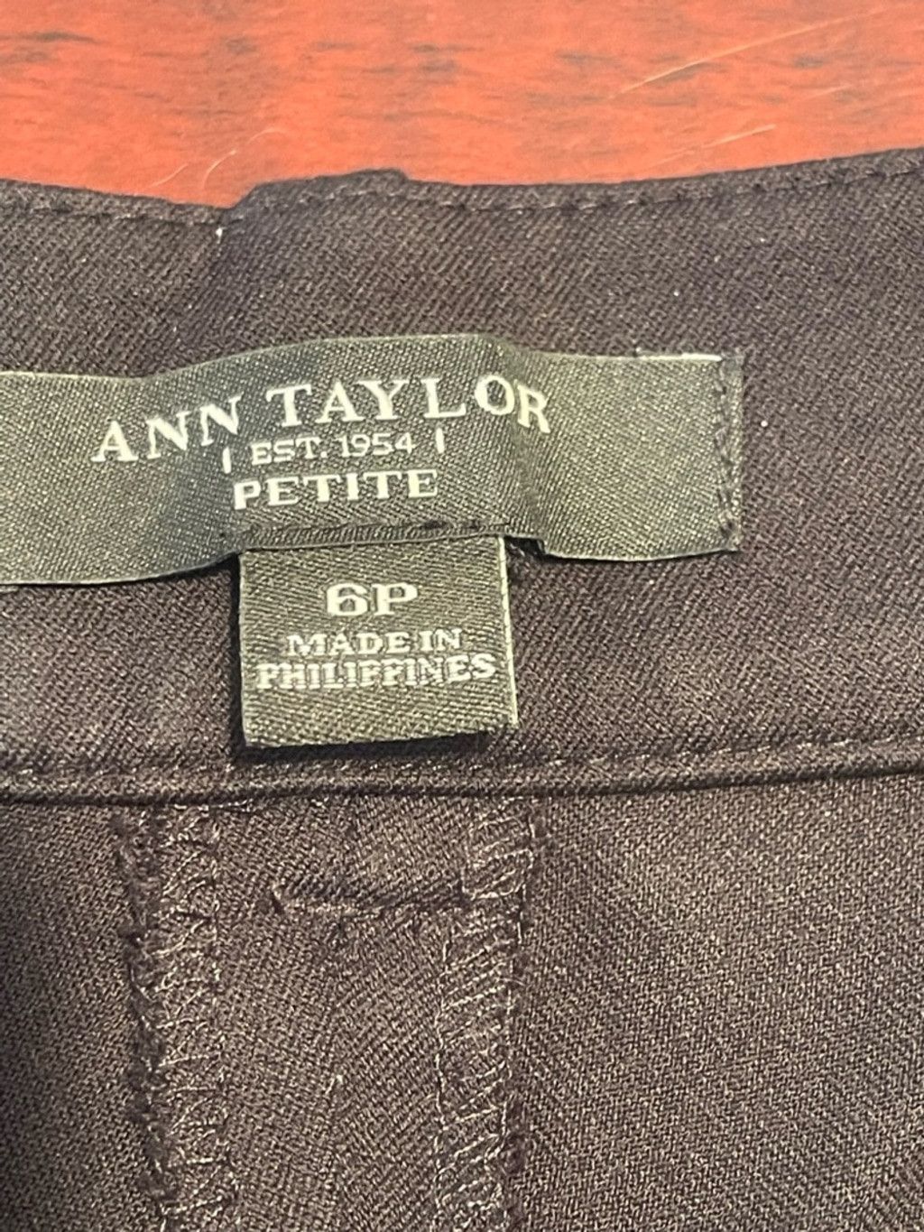 Ann Taylor Ann Taylor Petite Black Ankle Pants 6P Stretch Quiet Luxury Size 28" / US 6 / IT 42 - 5 Thumbnail