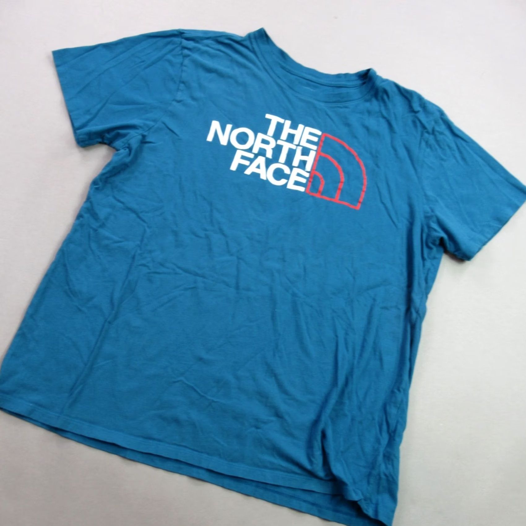 The North Face North Face Shirt Mens XL Blue Short Sleeve Crew Neck Casual Lightweight Size US XL / EU 56 / 4 - 2 Thumbnail