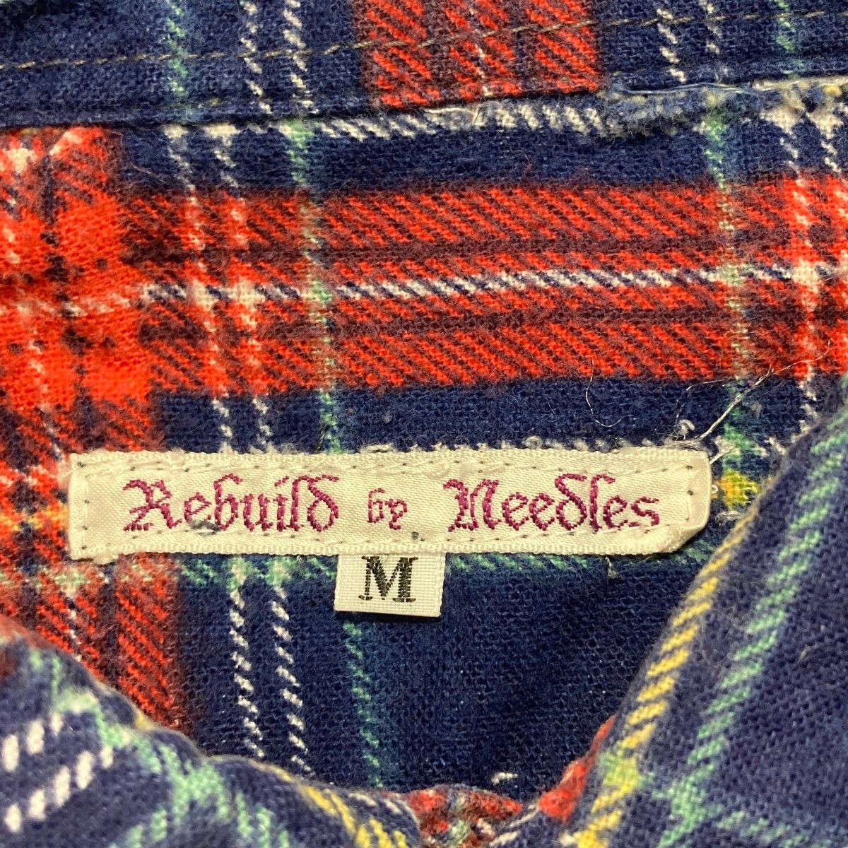 Needles Shirt Checkered Switching Remake Multicolor Size US M / EU 48-50 / 2 - 5 Thumbnail