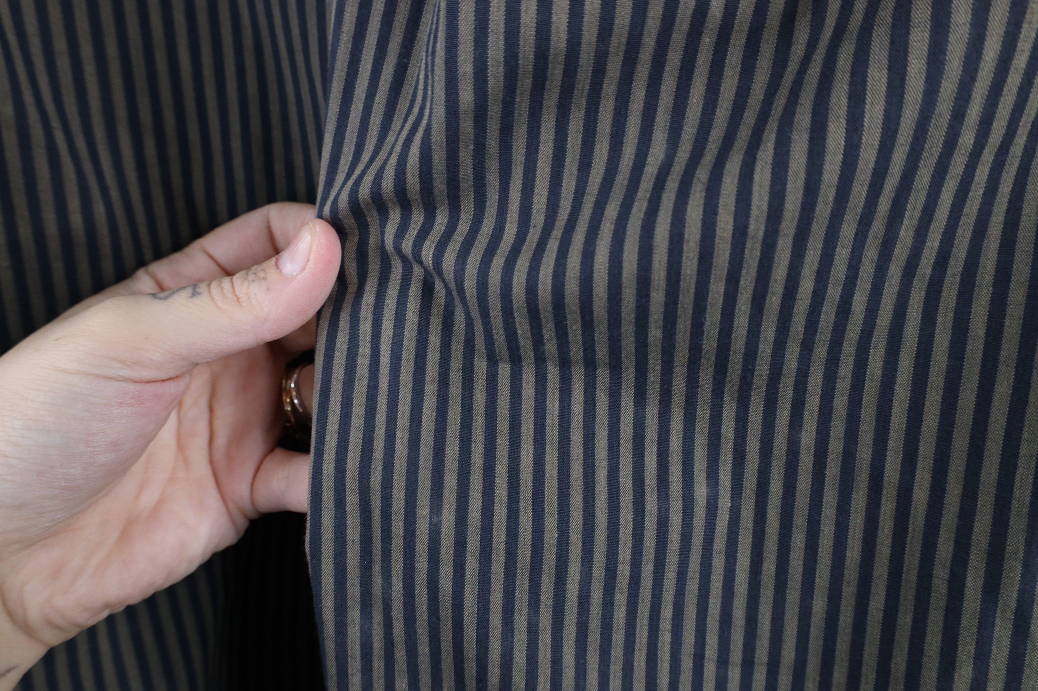 Vintage Vintage 90s Streetwear Striped Collared Button Down Shirt Size US M / EU 48-50 / 2 - 8 Thumbnail