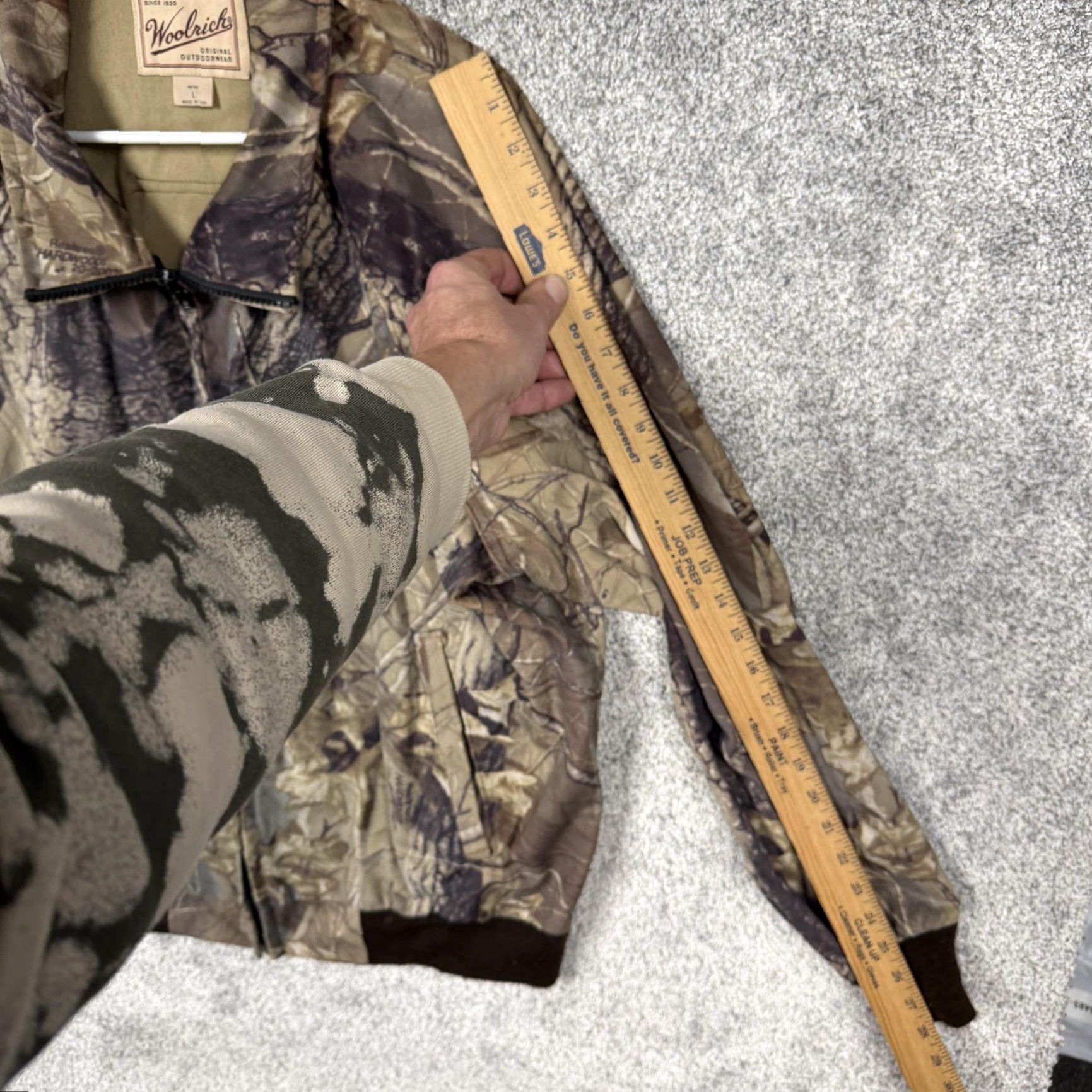Vintage VTG Woolrich Hunting Jacket Mens L Realtree Hardwoods Camouflage Bomber USA Made Size US L / EU 52-54 / 3 - 3 Thumbnail
