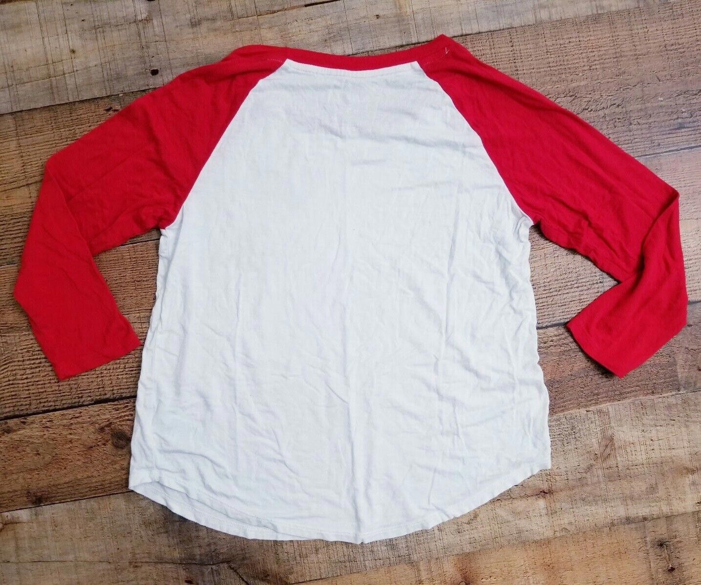 Designer American Eagle Soft And Sexy Tee Extra Small Baseball Shirt Size XS / US 0-2 / IT 36-38 - 2 Thumbnail
