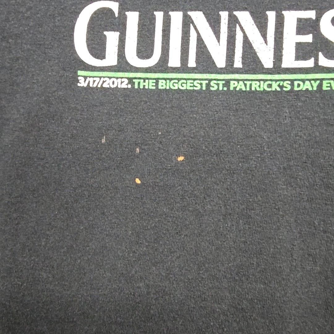 Gildan Guinness St. Patrick's Day Shamrock Black Alcohol L Shirt Size US L / EU 52-54 / 3 - 3 Thumbnail