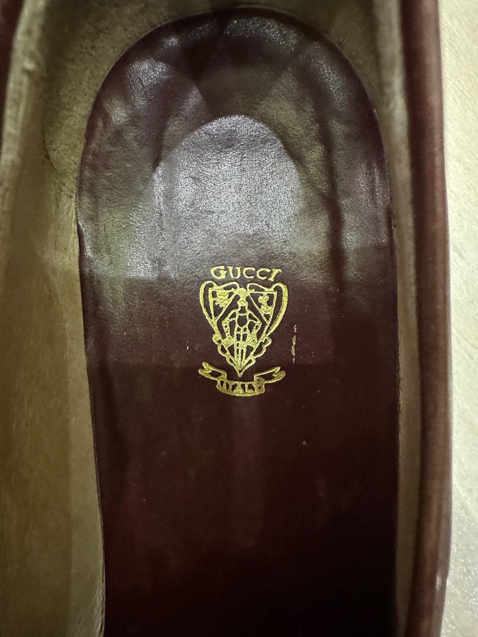 Gucci × Vintage Gucci Loafer Pumps Horse Bit Heel Vintage Burgundy EU 40 Size US 10 / IT 40 - 5 Thumbnail