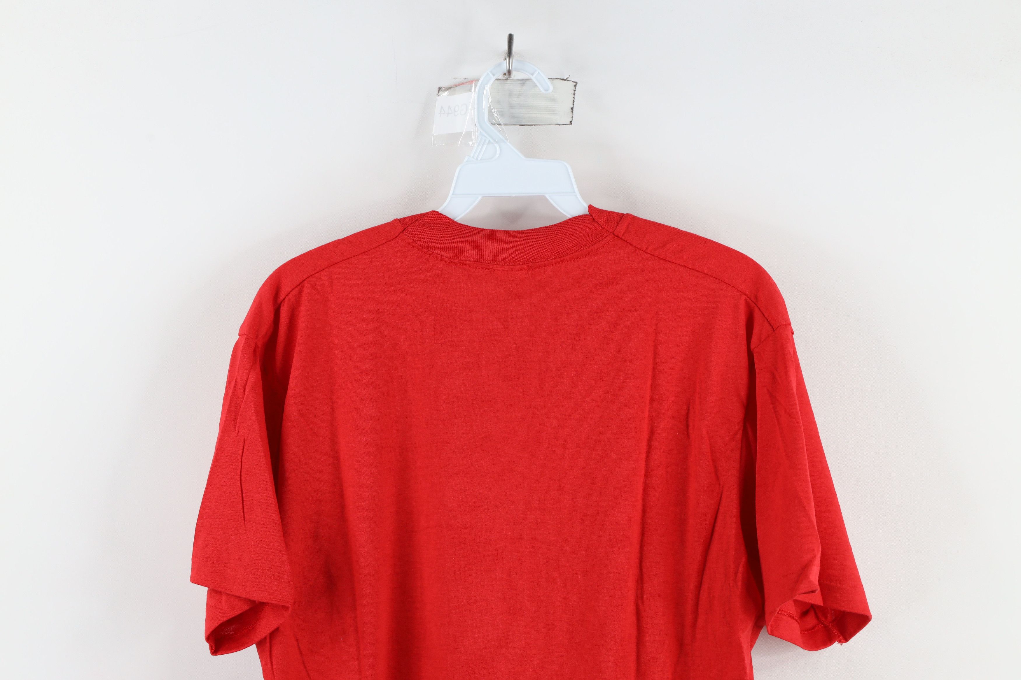 Vintage Deadstock Vintage 80s 20 Teamsters Union T-Shirt Red USA Size US L / EU 52-54 / 3 - 8 Thumbnail
