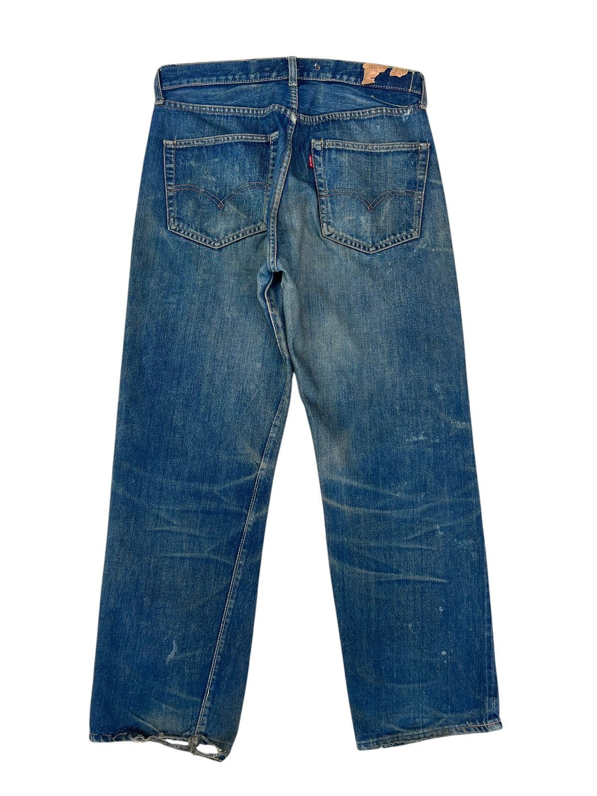 Levi's 60s 70s Levi’s 501 Big E Rust Dirty Mud Denim Selvedge Jeans Size US 32 / EU 48 - 16 Thumbnail